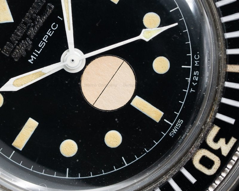 Blancpain Fifty Fathoms Milspec 1 “Demolition” Civilian 1960s RARE Serial #208044