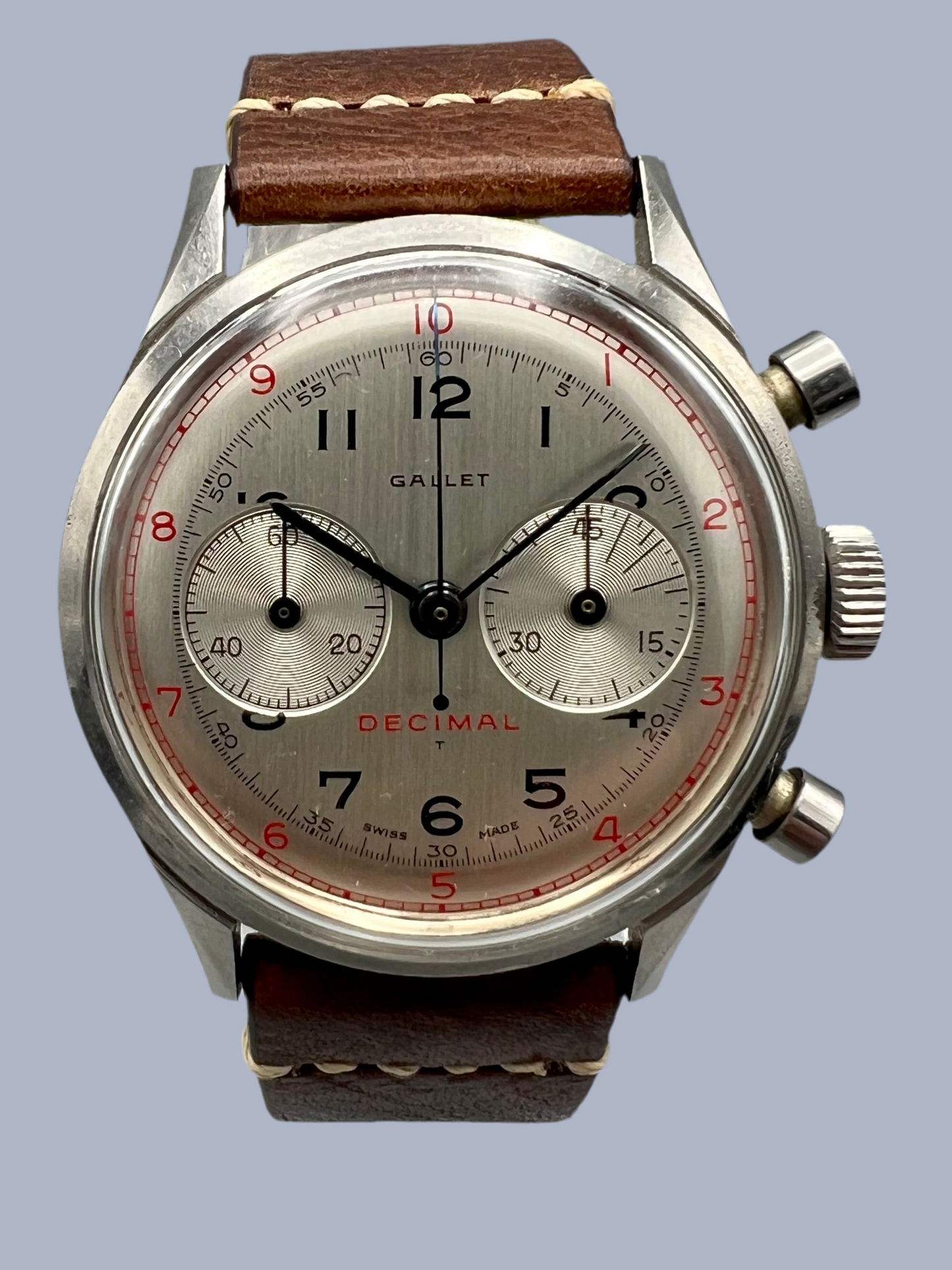 Gallet Multichron Decimal Chronograph, Rare and Excellent Condition, 1950s