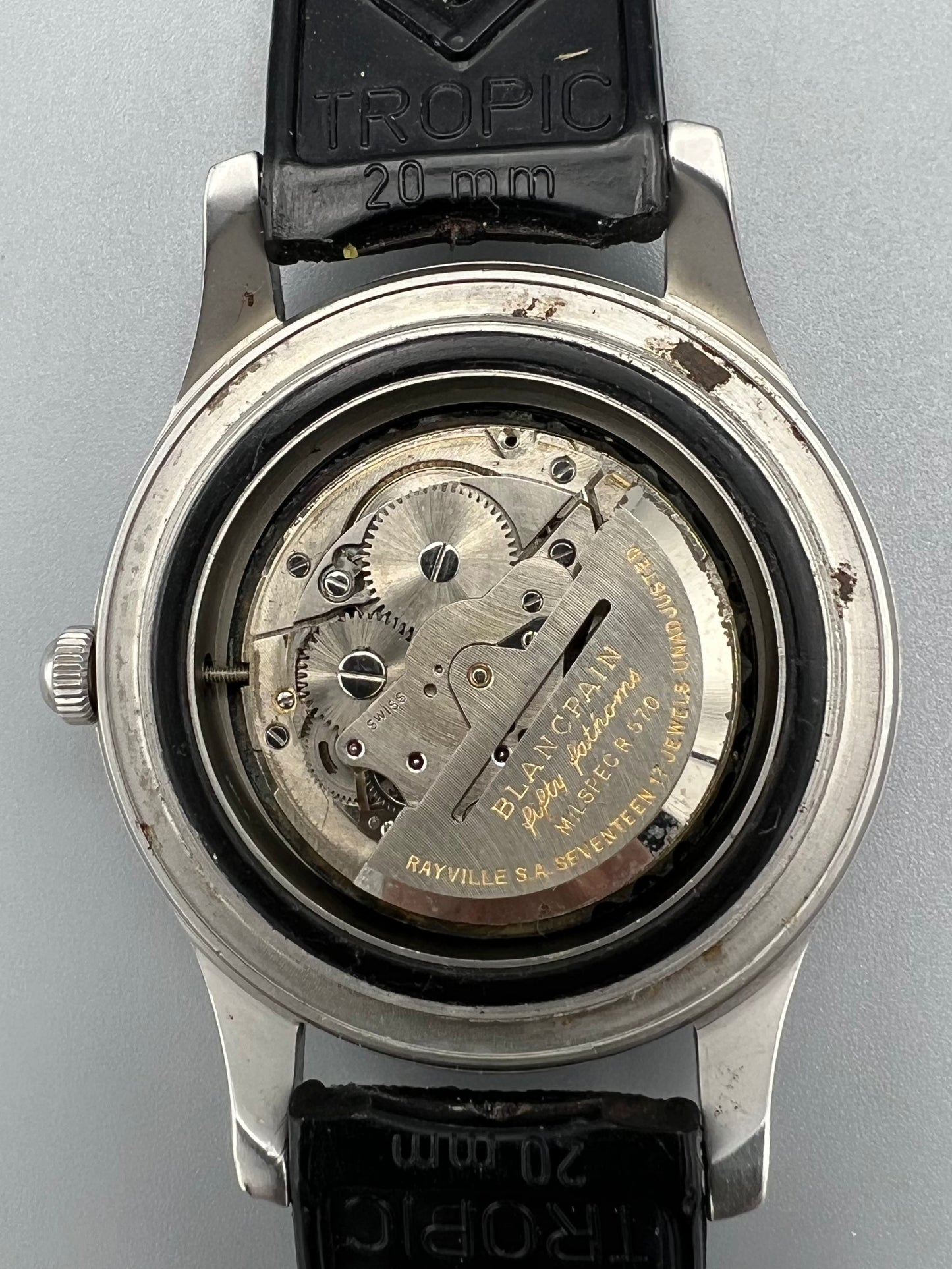 Blancpain Fifty Fathoms Milspec 1 Circa 1960 RARE Excellent Original Condition