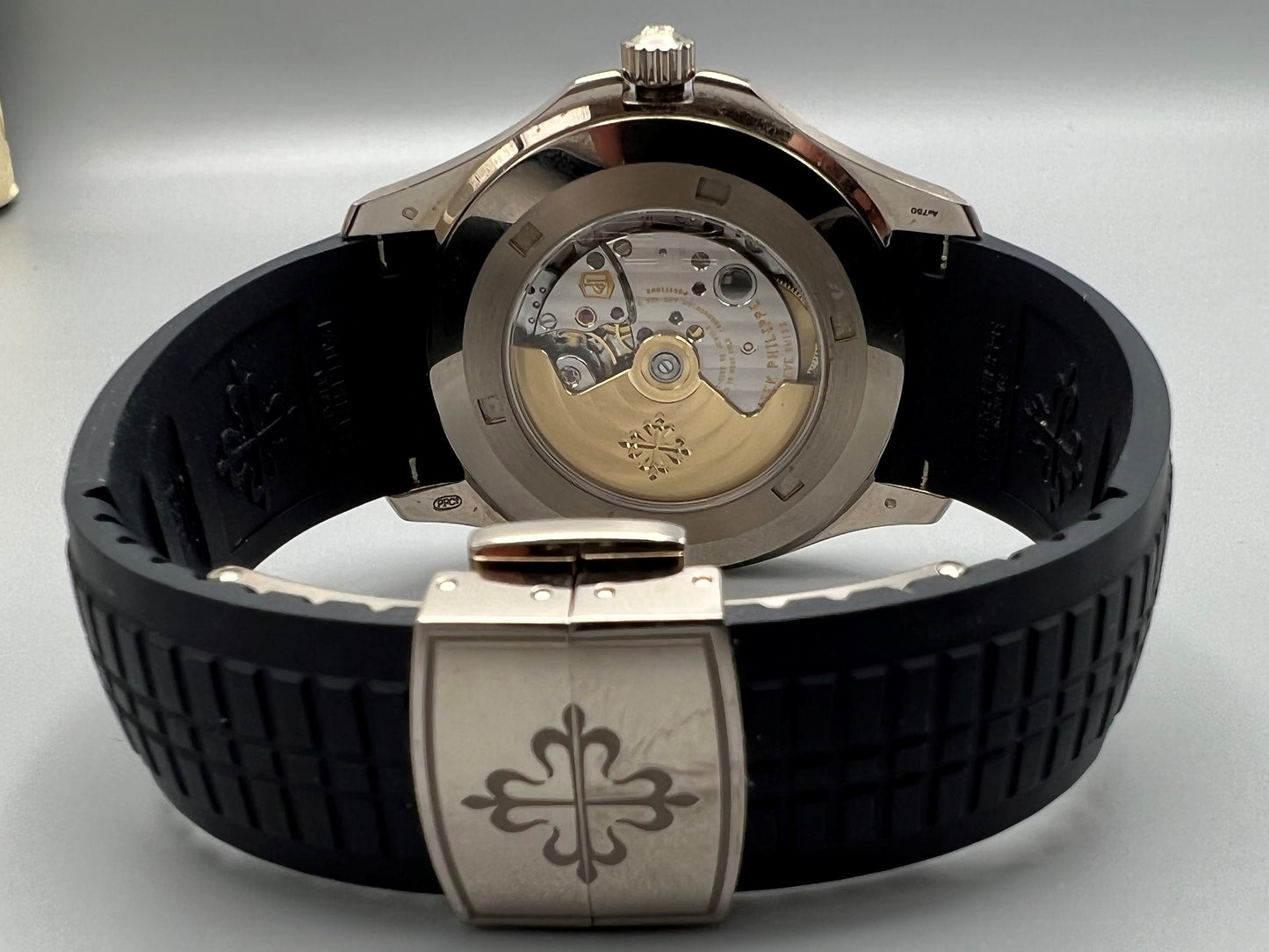 Patek Philippe Ref 5168G, Aquanaut Anniversary Model, Rare Unused full set, papers dated 2018