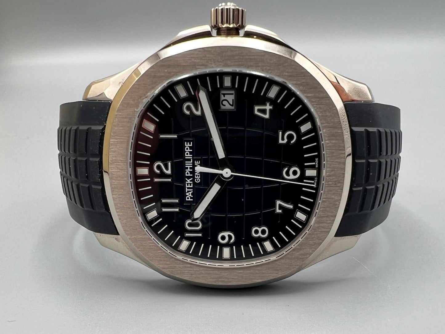 Patek Philippe Ref 5168G, Aquanaut Anniversary Model, Rare Unused full set, papers dated 2018