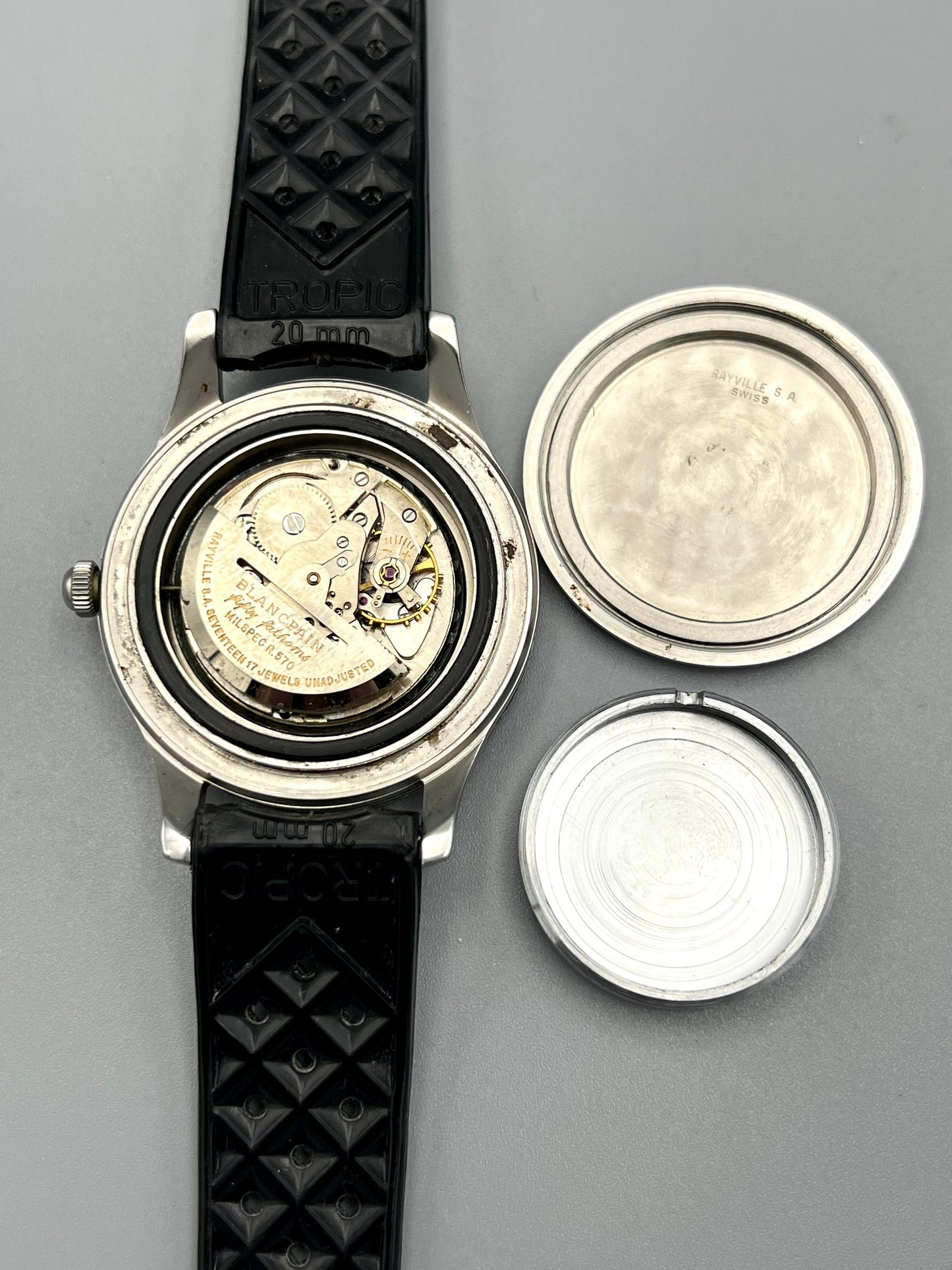 Blancpain Fifty Fathoms Milspec 1 Circa 1960 RARE Excellent Original Condition