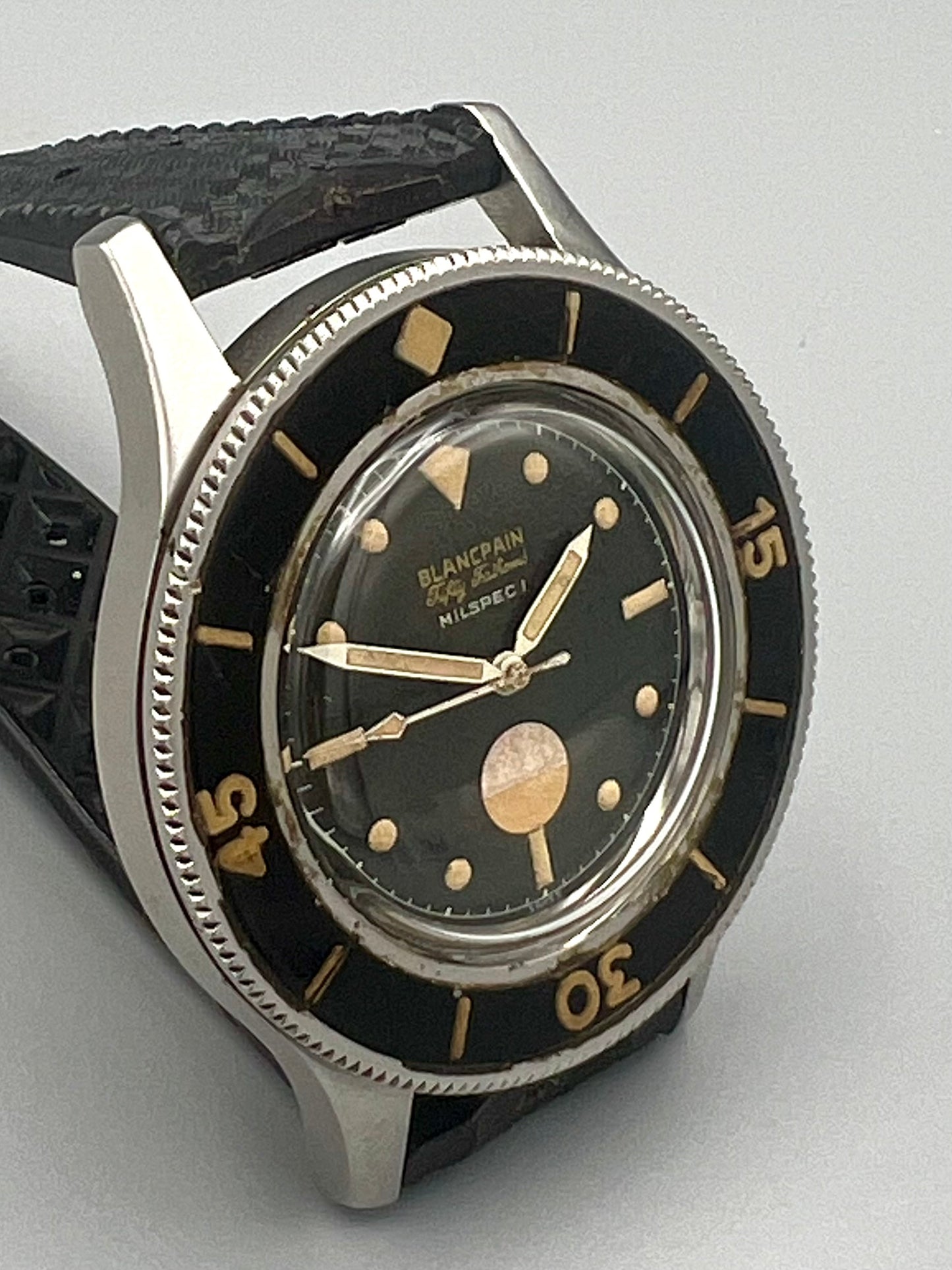 Blancpain Fifty Fathoms Milspec 1 Circa 1960 RARE Excellent Original Condition