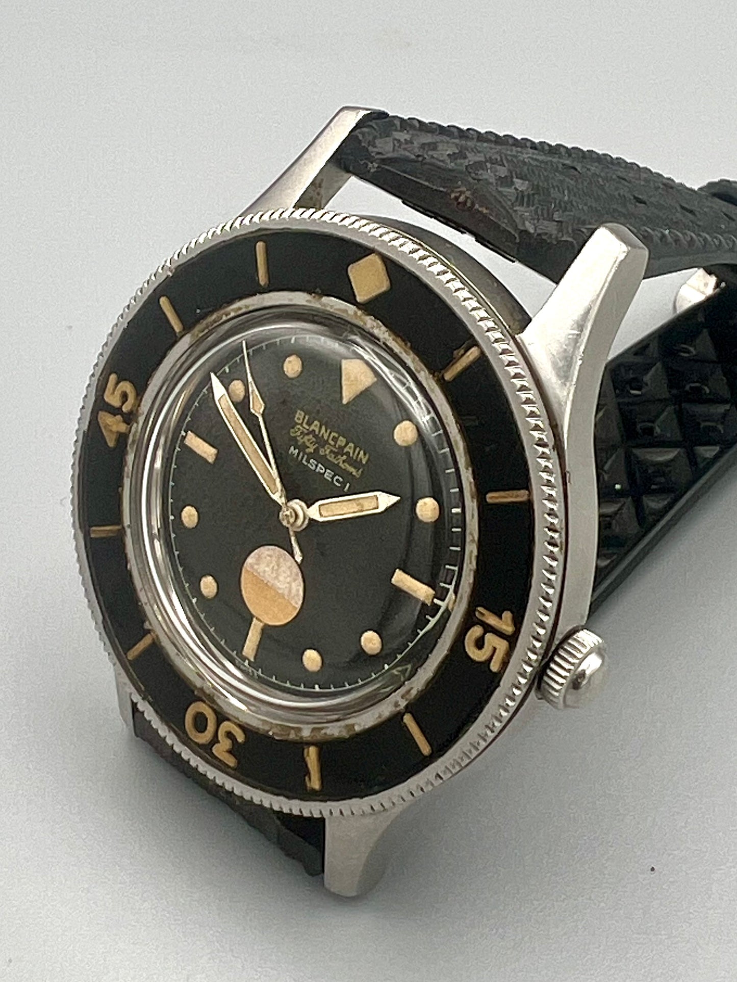 Blancpain Fifty Fathoms Milspec 1 Circa 1960 RARE Excellent Original Condition