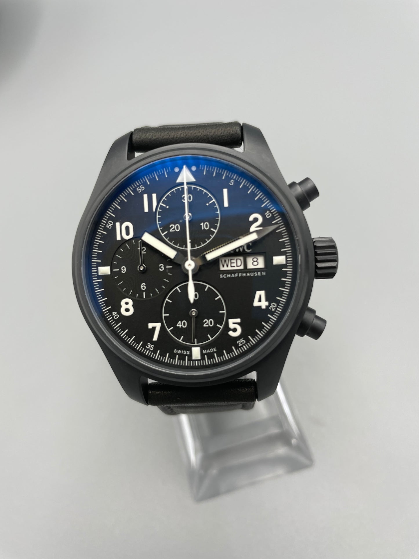 IWC Pilot's Watch Chronograph Limited Edition "Tribute to 3705" Rare, Unused