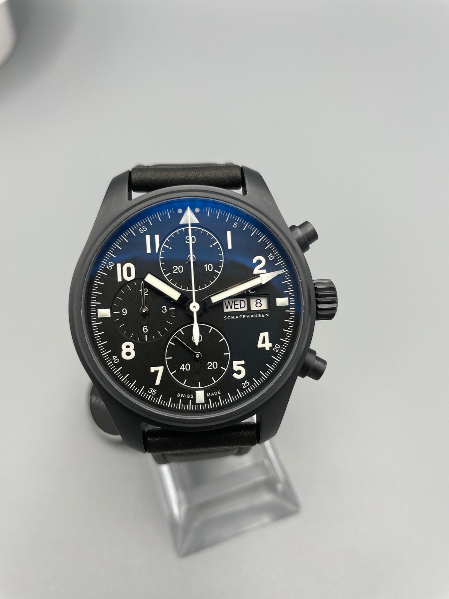IWC Pilot's Watch Chronograph Limited Edition "Tribute to 3705" Rare, Unused