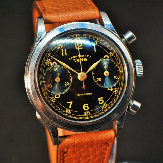 Vetta Cronografo Ermetico Gilt Dial