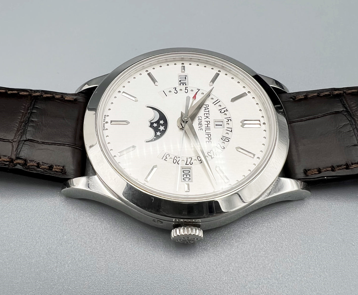 Patek Philippe Ref 5496P-001 Perpetual Calendar full set, superb condition, 2012