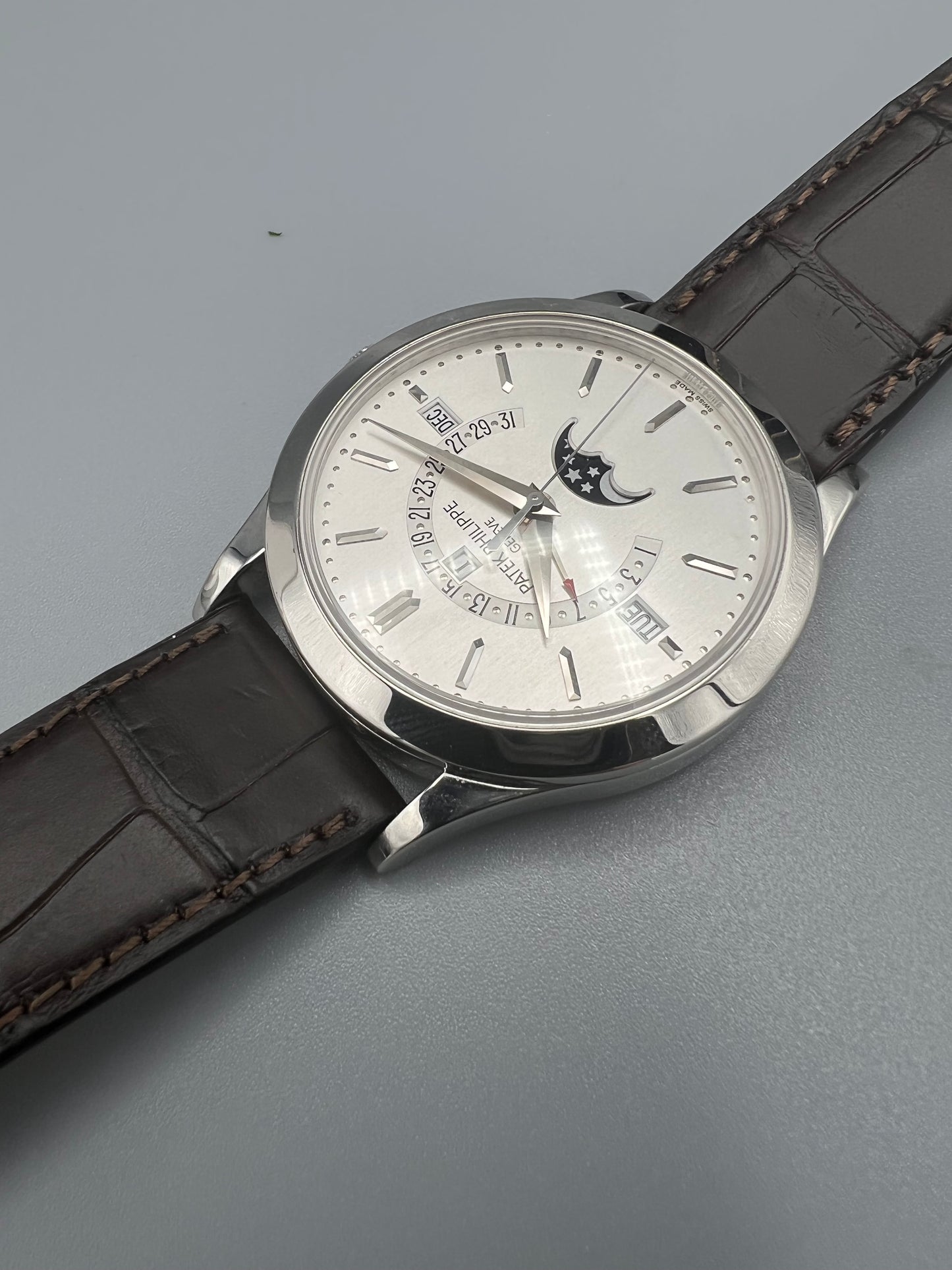 Patek Philippe Ref 5496P-001 Perpetual Calendar full set, superb condition, 2012