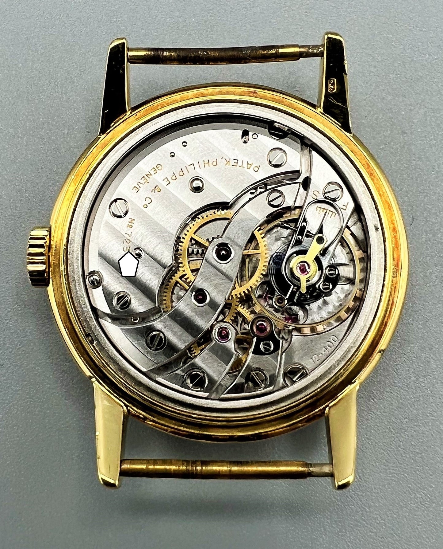Patek Philippe Ref 2455 J, Very Rare Model, Excellent Condition, Circa 1954