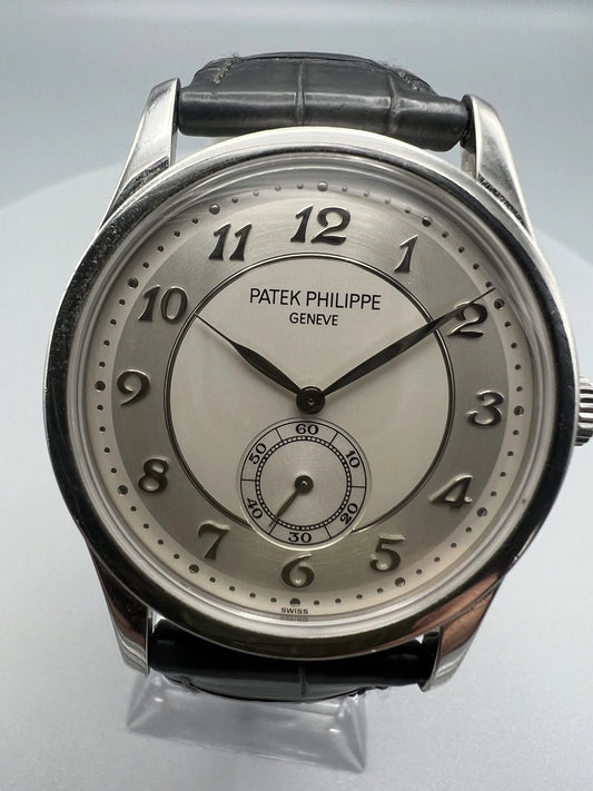 Patek Philippe Ref 5196P-001, Rare Calatrava, Discontinued Model, 2006