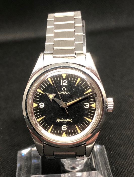 Omega 2914-3 SC Vintage 2914 Railmaster, First Series, Gilt Dial, 1958