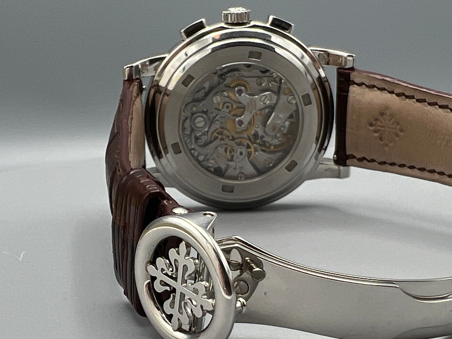 Patek Philippe Ref 5070P-001 Rare Chronograph, Discontinued Full Set