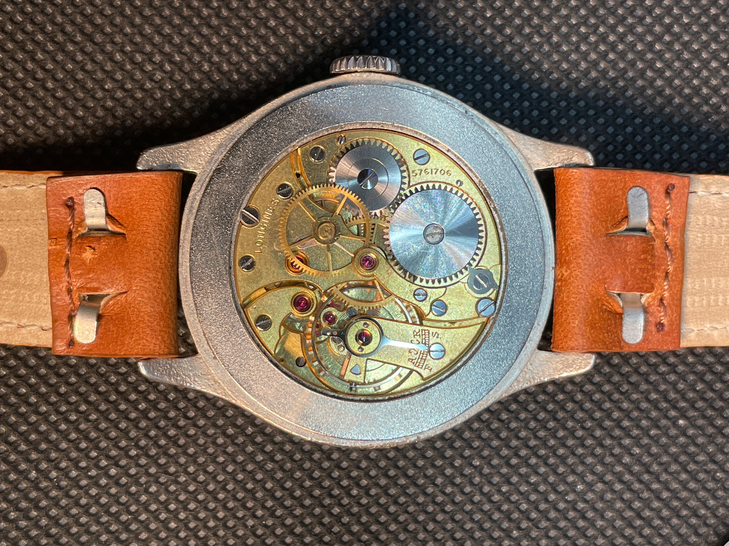 Longines Ref 4528 37.5 mm Gilt Dial 1940