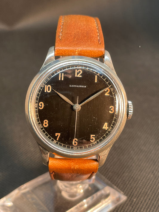 Longines Ref 4528 37.5 mm Gilt Dial 1940