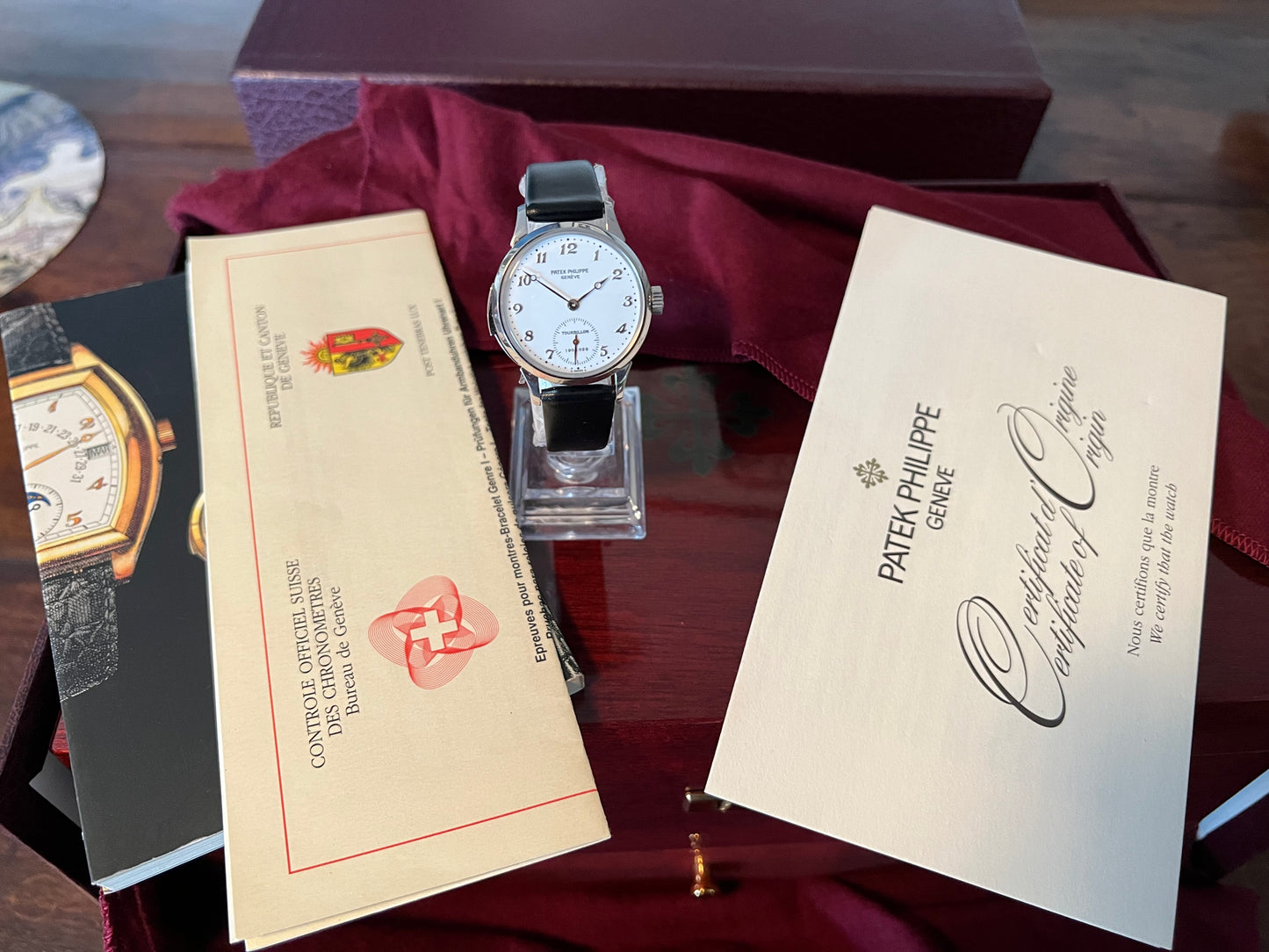 Patek Philippe Ref 3939 HP, Rarely Available, Platinum Grand Complication, Perfect Condition, Full Set 1998