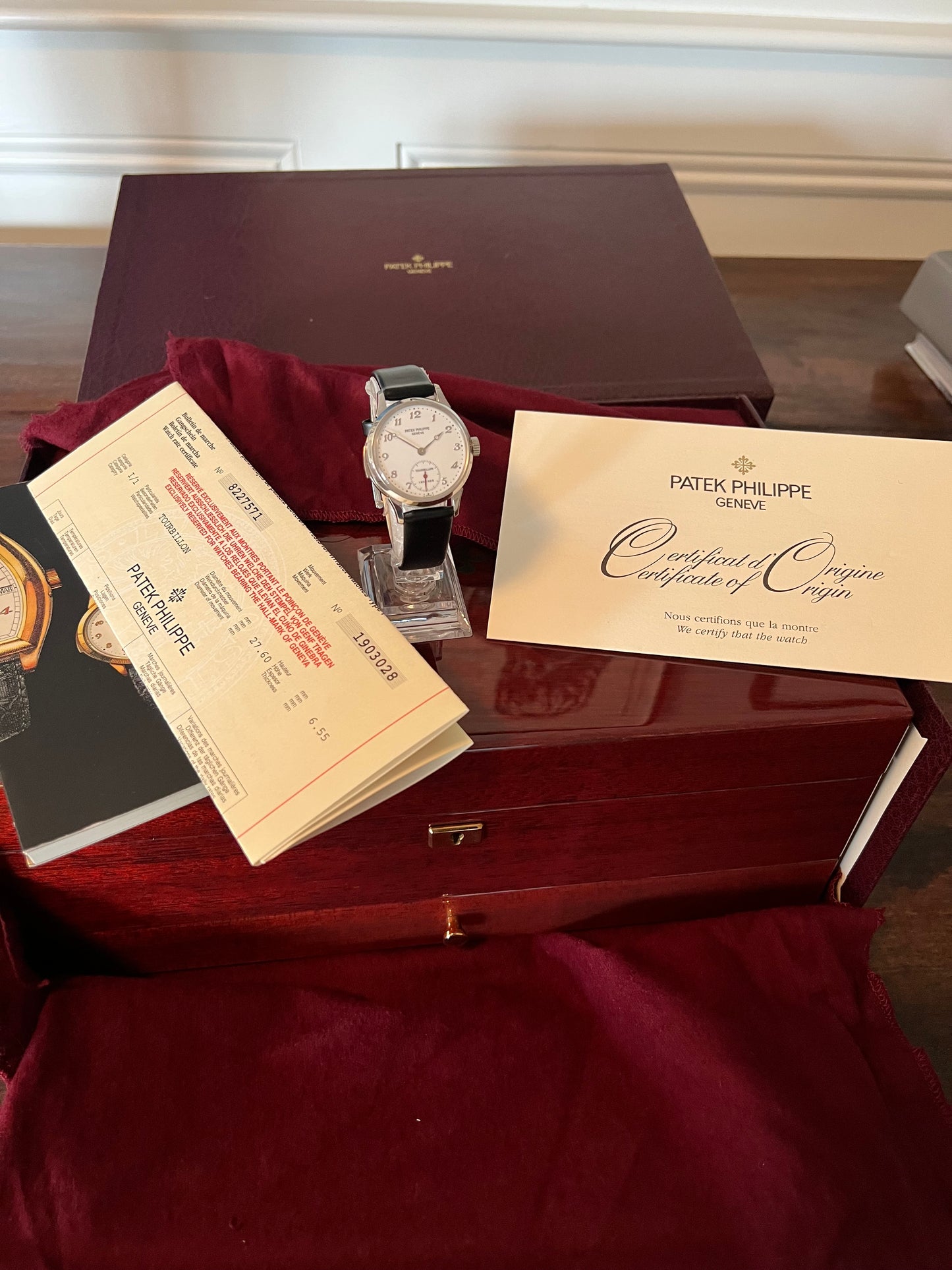 Patek Philippe Ref 3939 HP, Rarely Available, Platinum Grand Complication, Perfect Condition, Full Set 1998