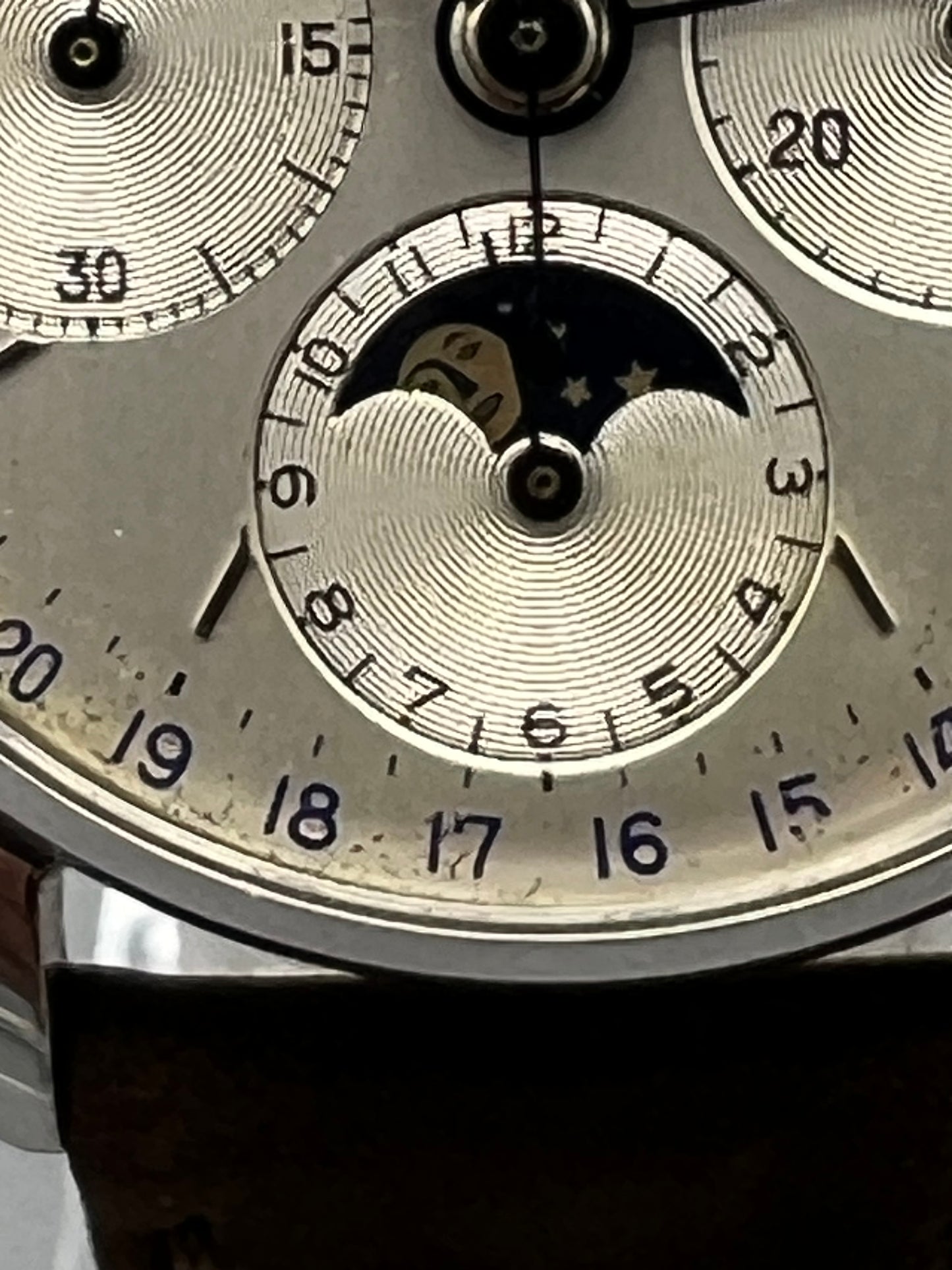 Breguet, Chrono Date, Exceedingly Rare Stainless Steel Triple Calendar Chronograph Moon Phase, circa 1967