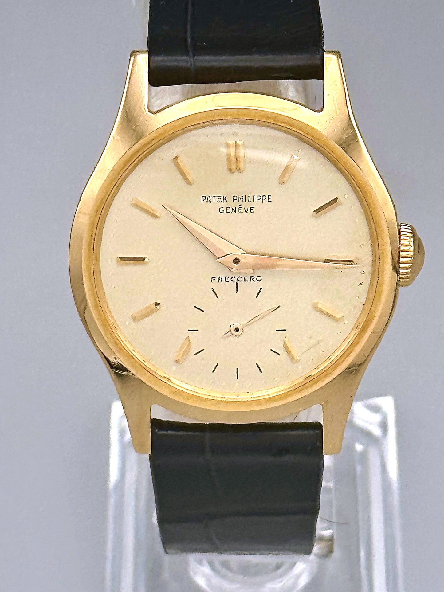 Patek Philippe Ref 565 Rose Calatrava Freccero Dial 1952 Extremely Rare