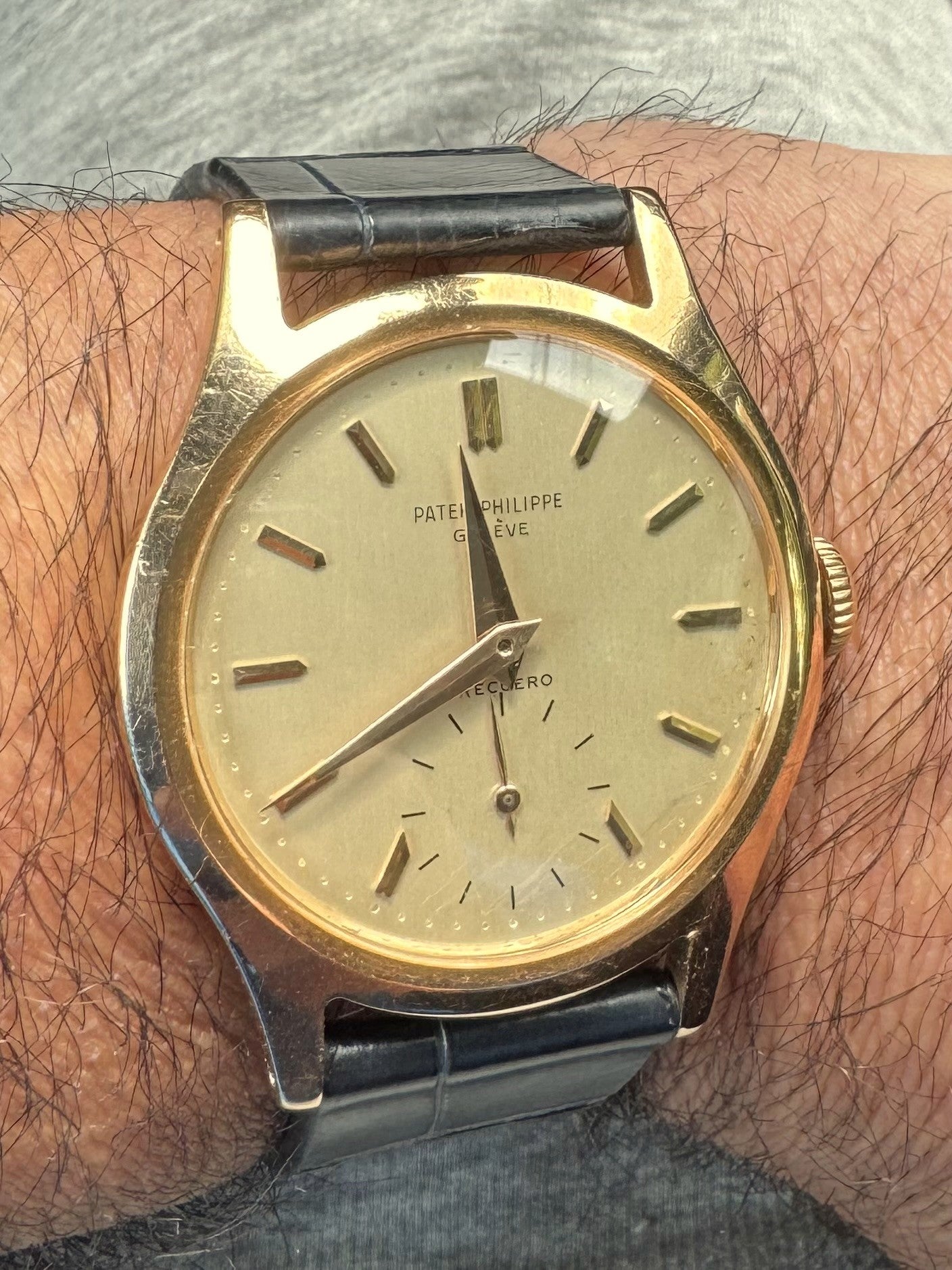 Patek Philippe Ref 565 Rose Calatrava Freccero Dial 1952 Extremely Rare