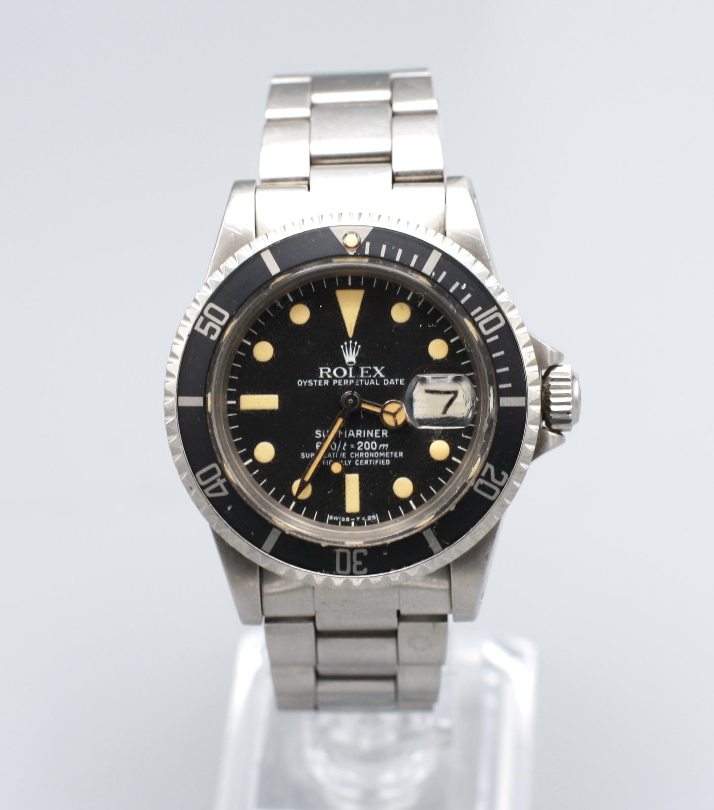 Rolex Ref 1680 Submariner Date, Circa 1979, completely authentic and unpolished