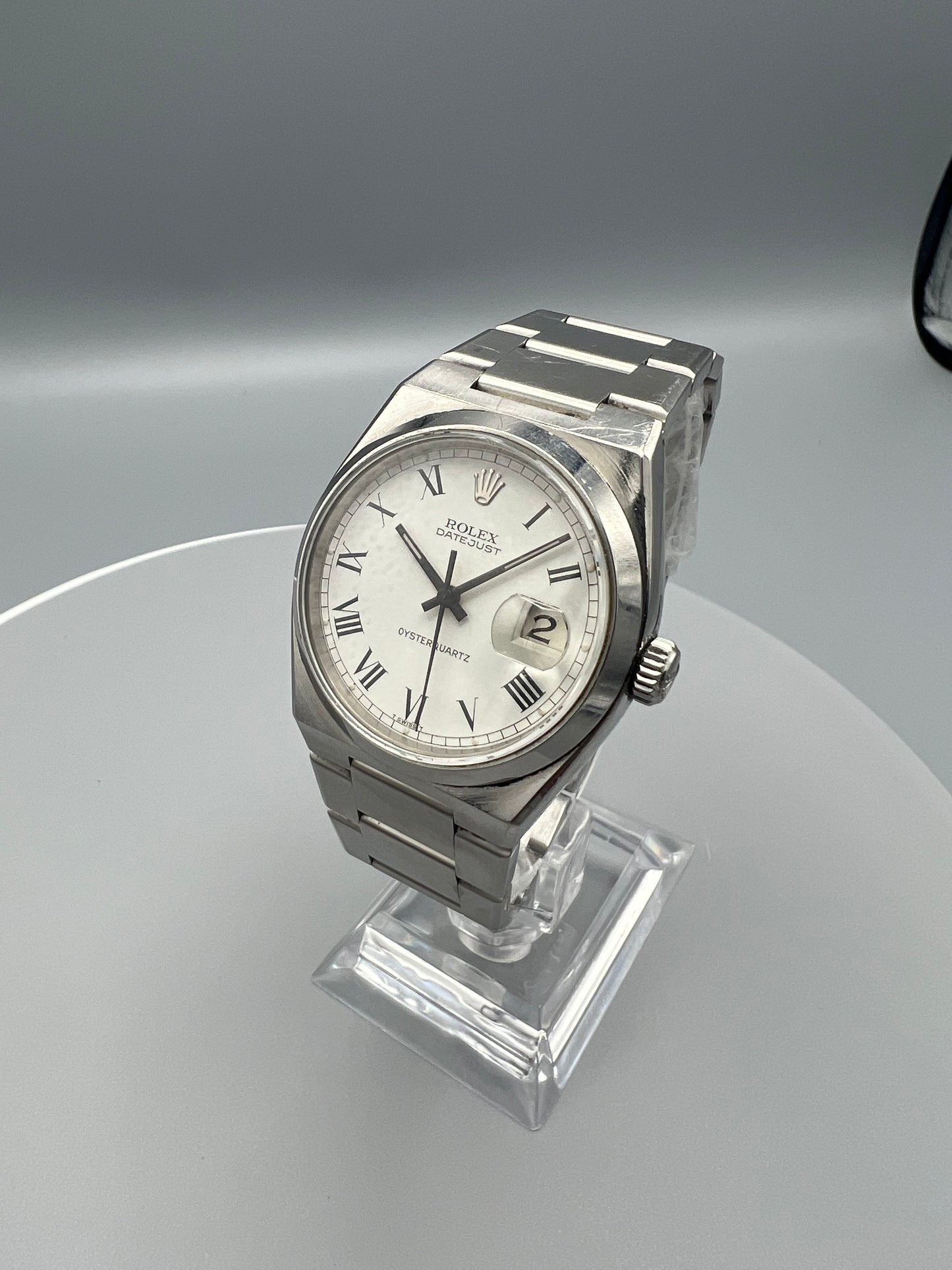 Rolex Ref 17000 Oyster Quartz Date-Just Ref 17000, 1978 Early Buckley Dial, Unpolished, RARE