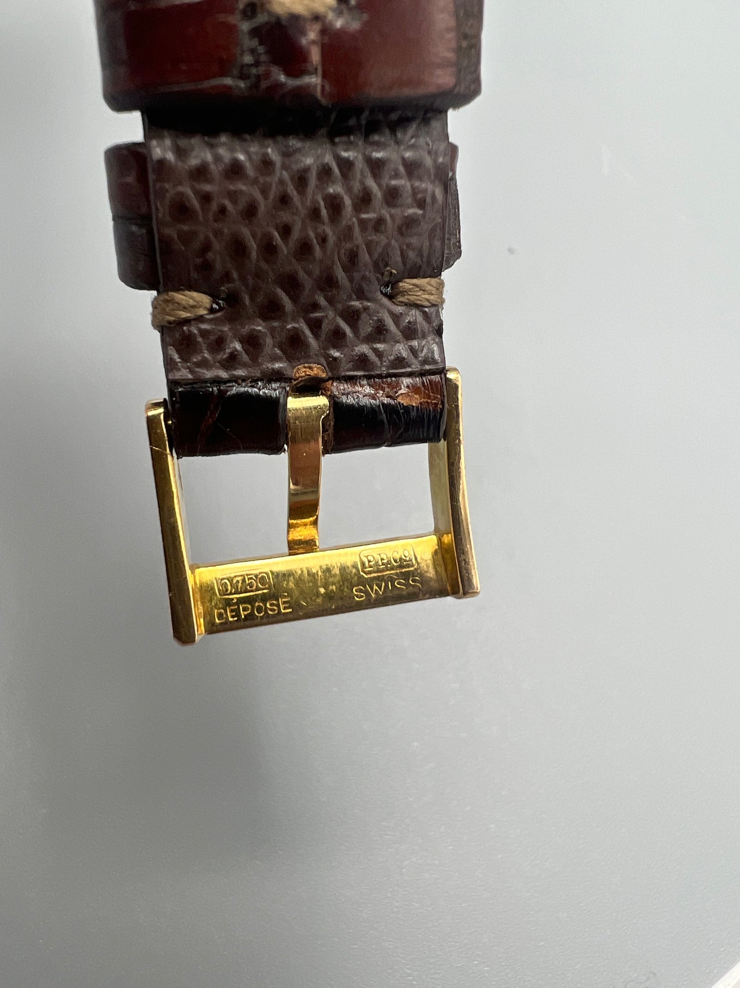 Patek Philippe Ref 2551 Rare and Fine Gold Watch with Double Signed Dial, 1955