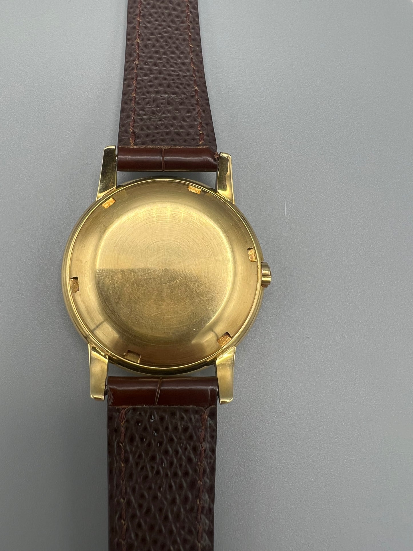 Patek Philippe Ref 2551 Rare and Fine Gold Watch with Double Signed Dial, 1955