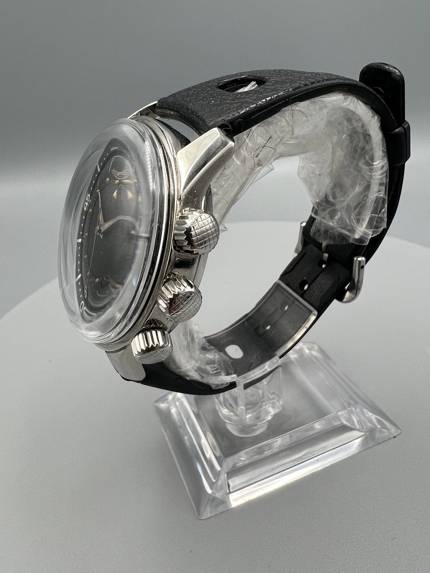 Jaeger LeCoultre Memovox Plaris Ref E859 Extremely Rare Prototype Dial 1963