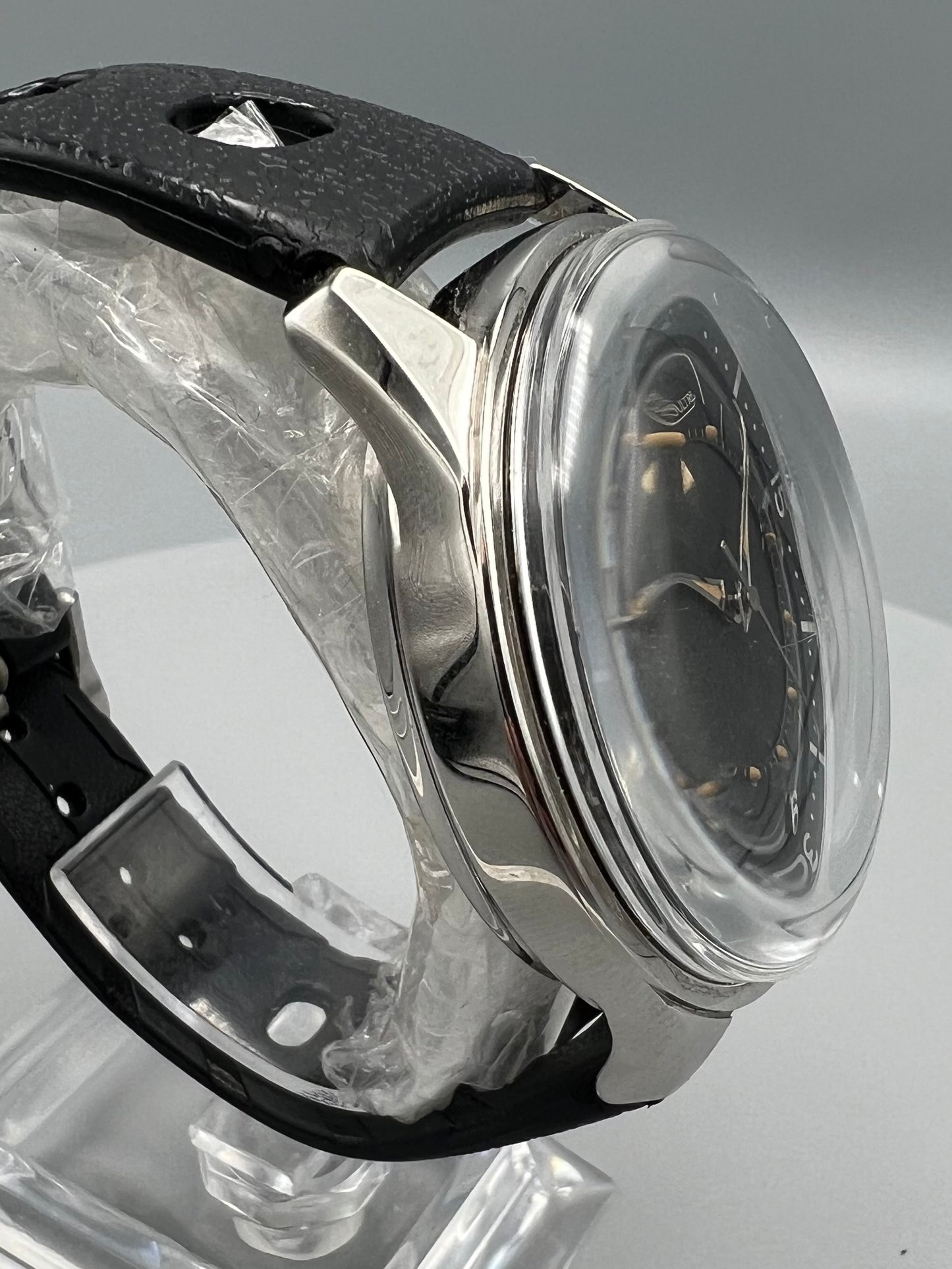 Jaeger LeCoultre Memovox Plaris Ref E859 Extremely Rare Prototype Dial 1963