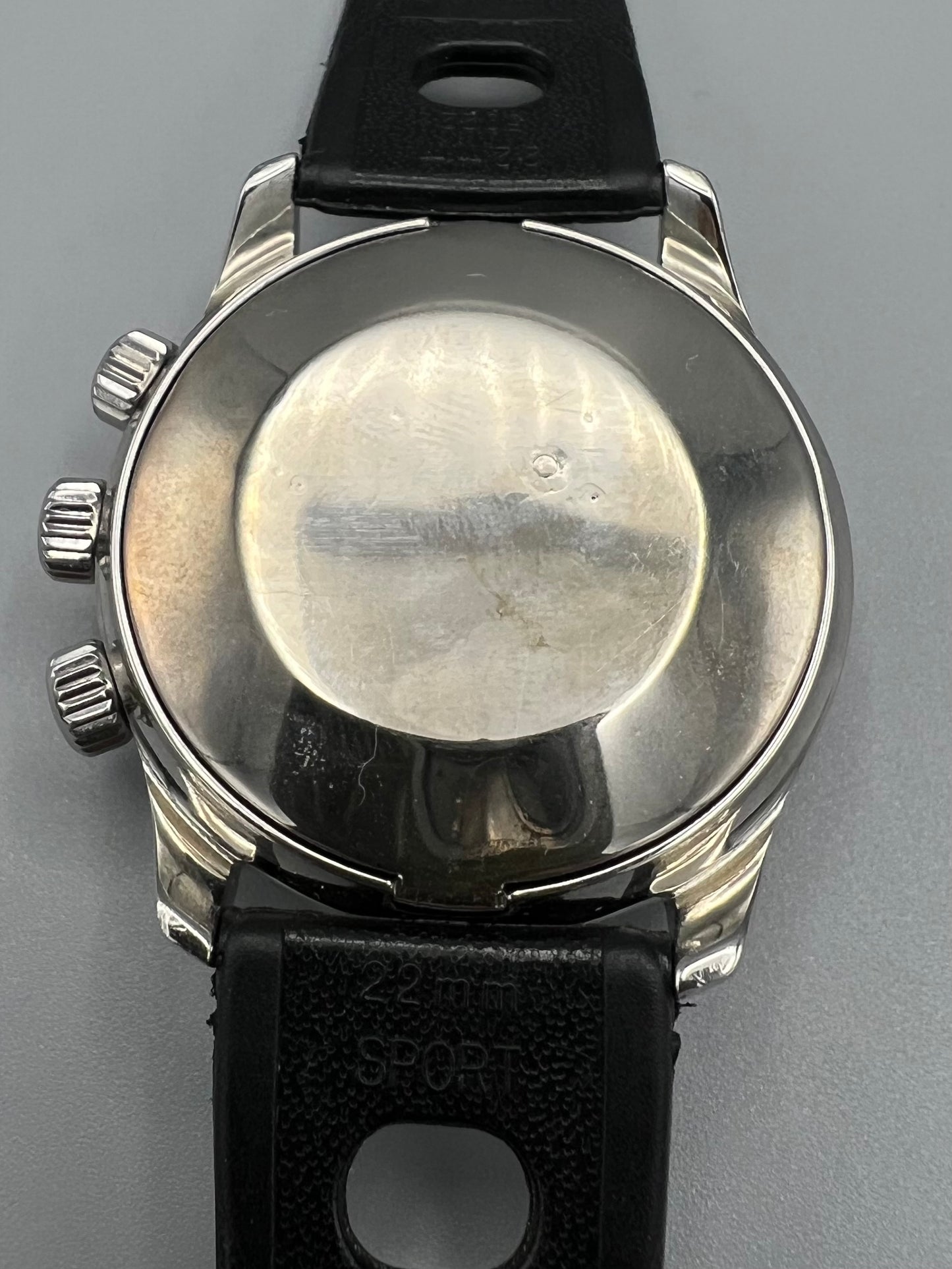 Jaeger LeCoultre Memovox Plaris Ref E859 Extremely Rare Prototype Dial 1963