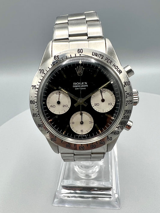 Rolex Ref 6239, Rare “Small Daytona” Stainless Steel Chronograph, circa 1966