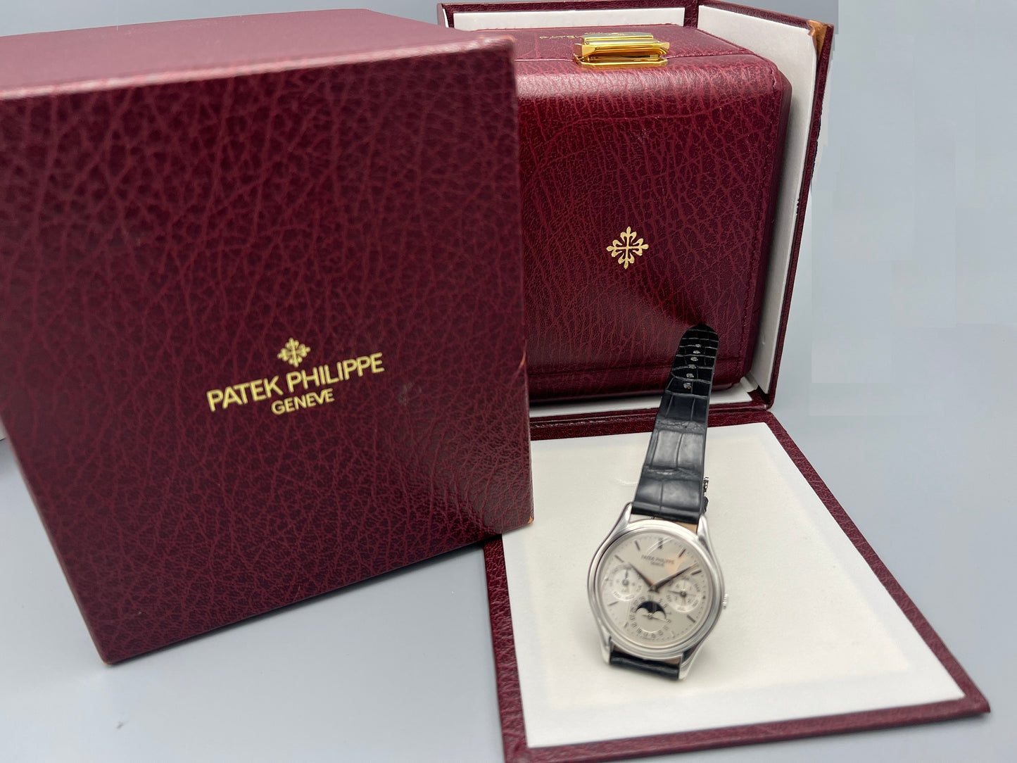 Patek Philippe Ref 3940P Rare Iconic Watch, Excellent Condition Archival Extract 1999