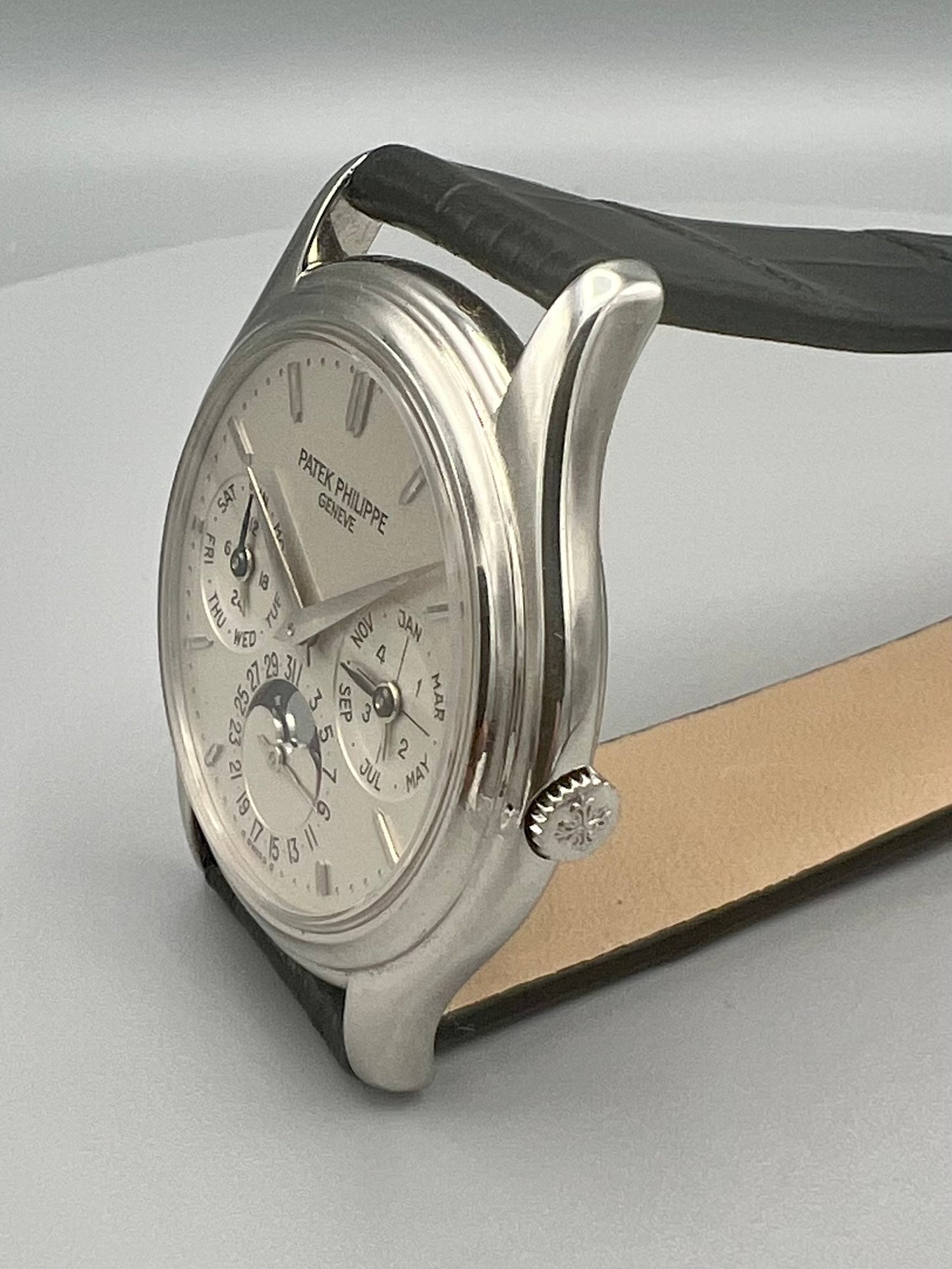 Patek Philippe Ref 3940P Rare Iconic Watch, Excellent Condition Archival Extract 1999