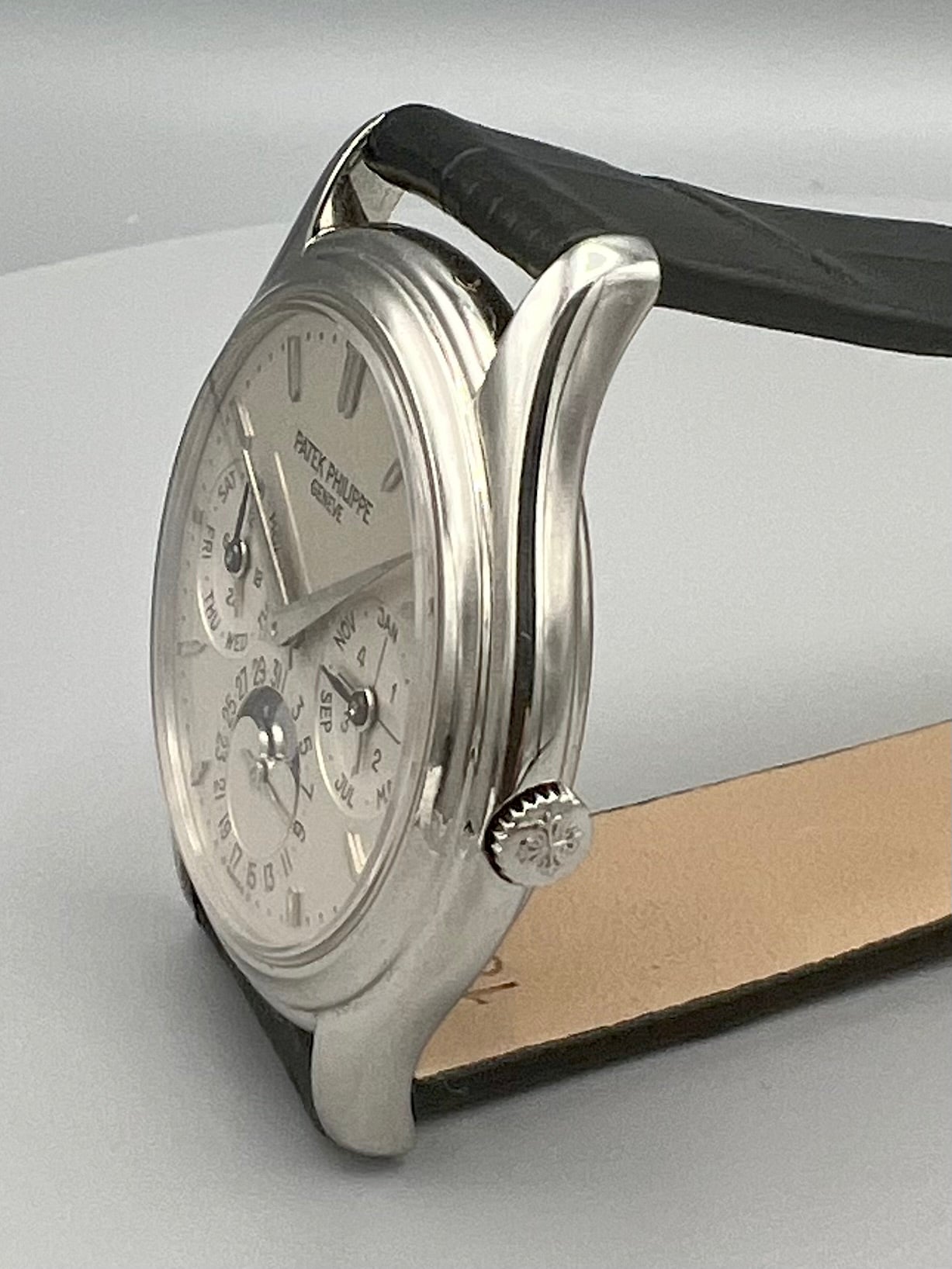 Patek Philippe Ref 3940P Rare Iconic Watch, Excellent Condition Archival Extract 1999