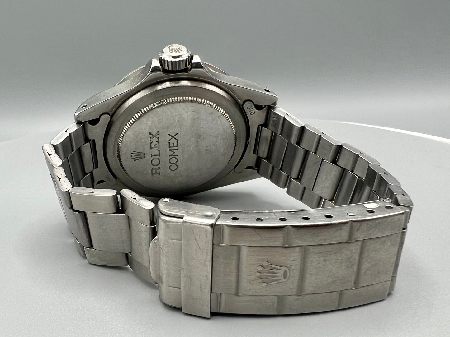 Rolex Ref 5513 Submariner COMEX, RARE early model, with helium escape valve, ghost bezel, 1971