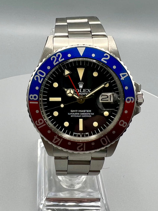 Rolex Ref 1675 Mark 3 “Radial” Dial, Rare and Desirable Smaller Lume Plots, 1978