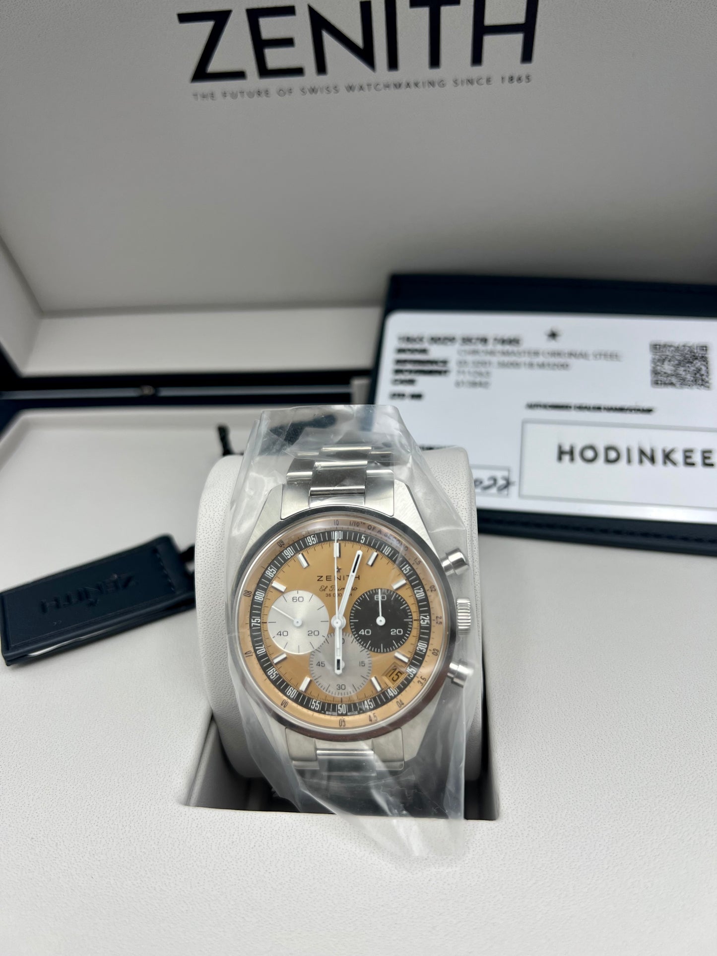 Zenith Chronomaster Original Limited Edition of 300 Hodinkee, Full Set, Unused, 2022
