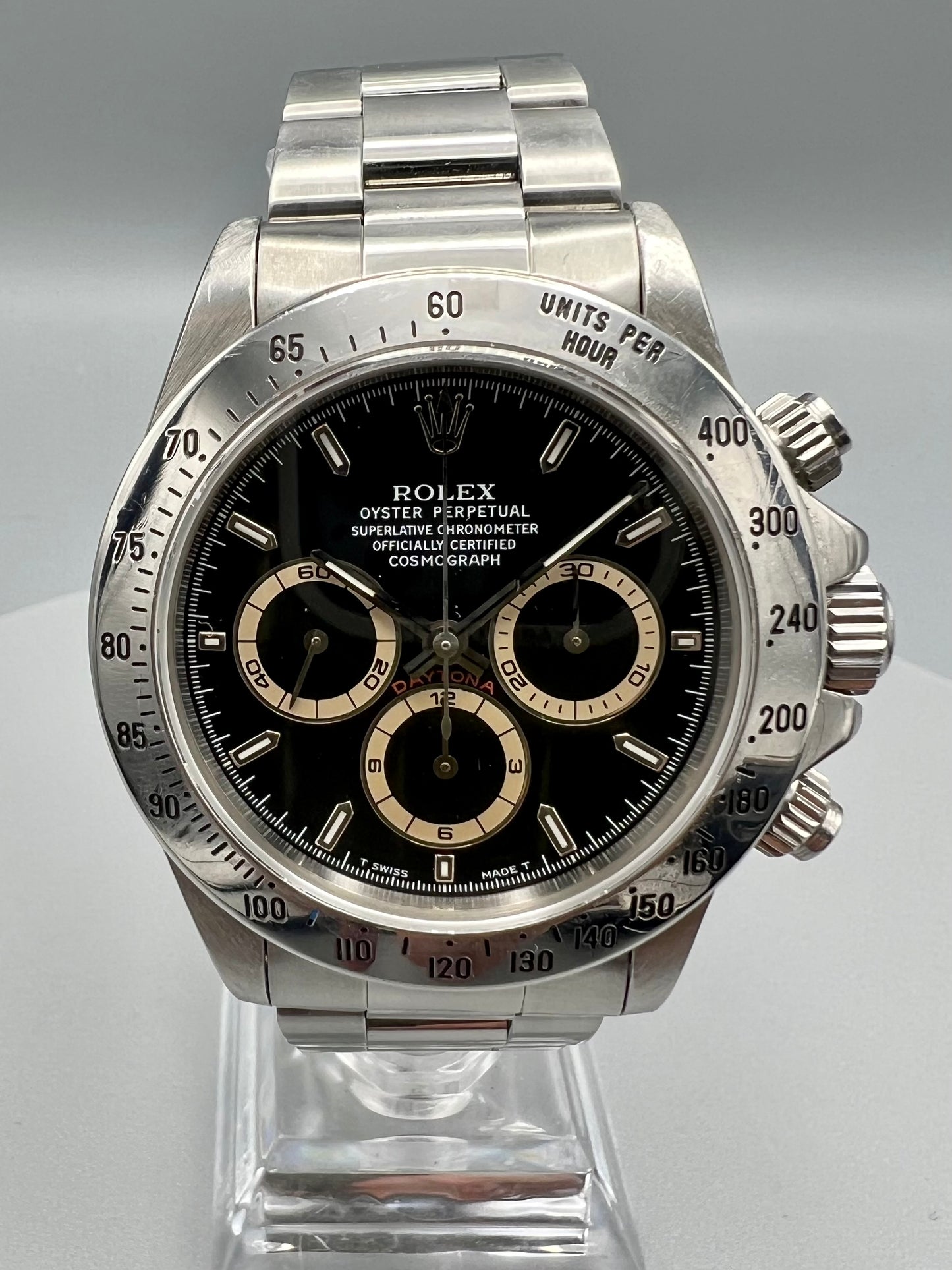 Rolex Ref 16520 Daytona – Patrizzi Dial – Full Set, Unpolished, Sold in 1996