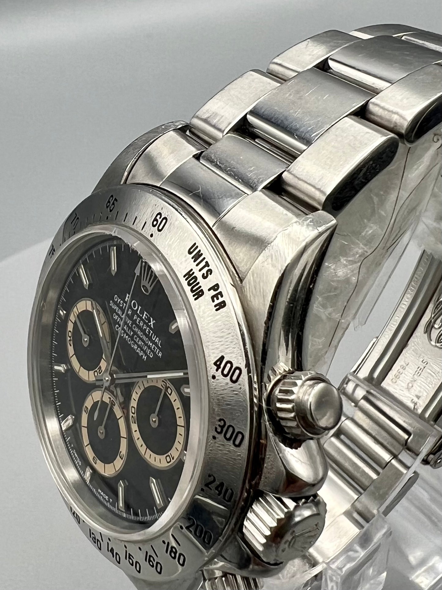 Rolex Ref 16520 Daytona – Patrizzi Dial – Full Set, Unpolished, Sold in 1996