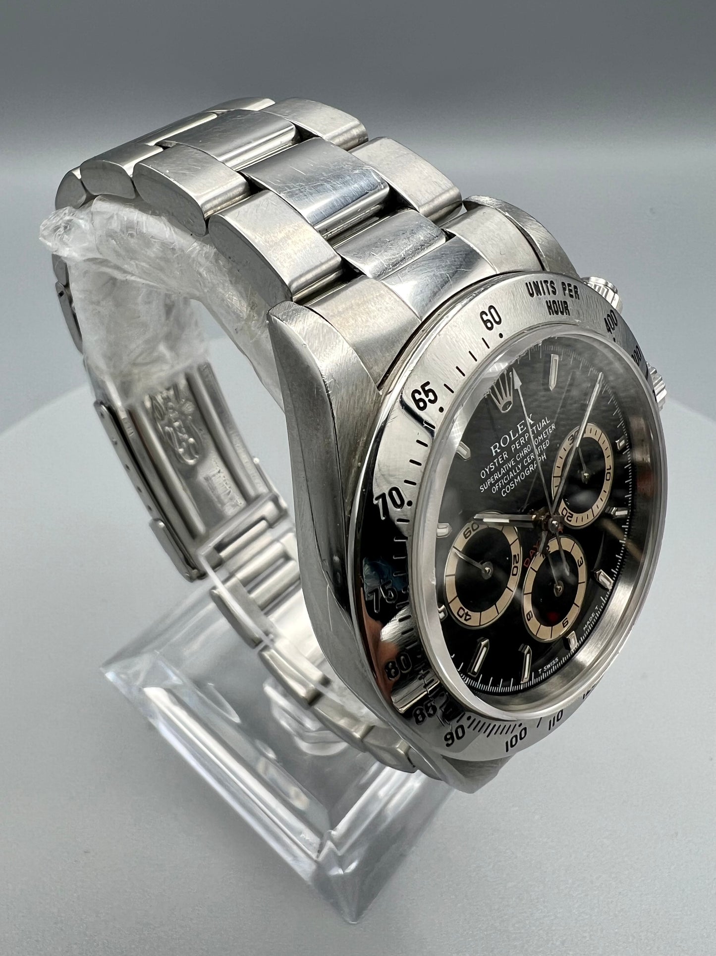 Rolex Ref 16520 Daytona – Patrizzi Dial – Full Set, Unpolished, Sold in 1996