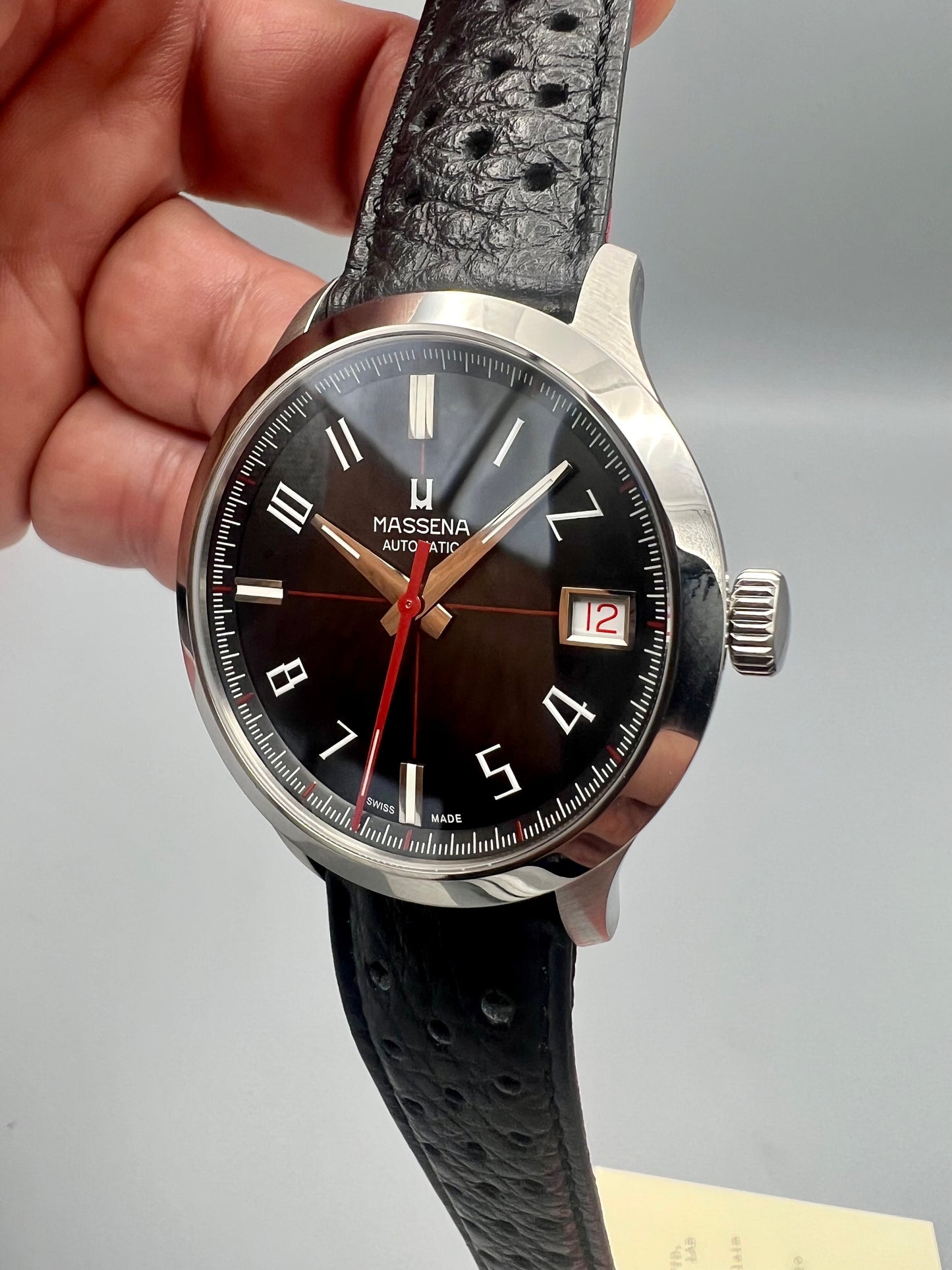 Massena LAB Dato Racer, 1970s inspired, Sports Watch, Unused New, Full Set