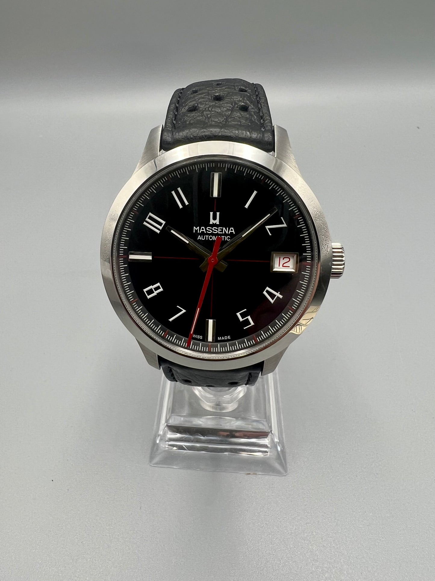 Massena LAB Dato Racer, 1970s inspired, Sports Watch, Unused New, Full Set