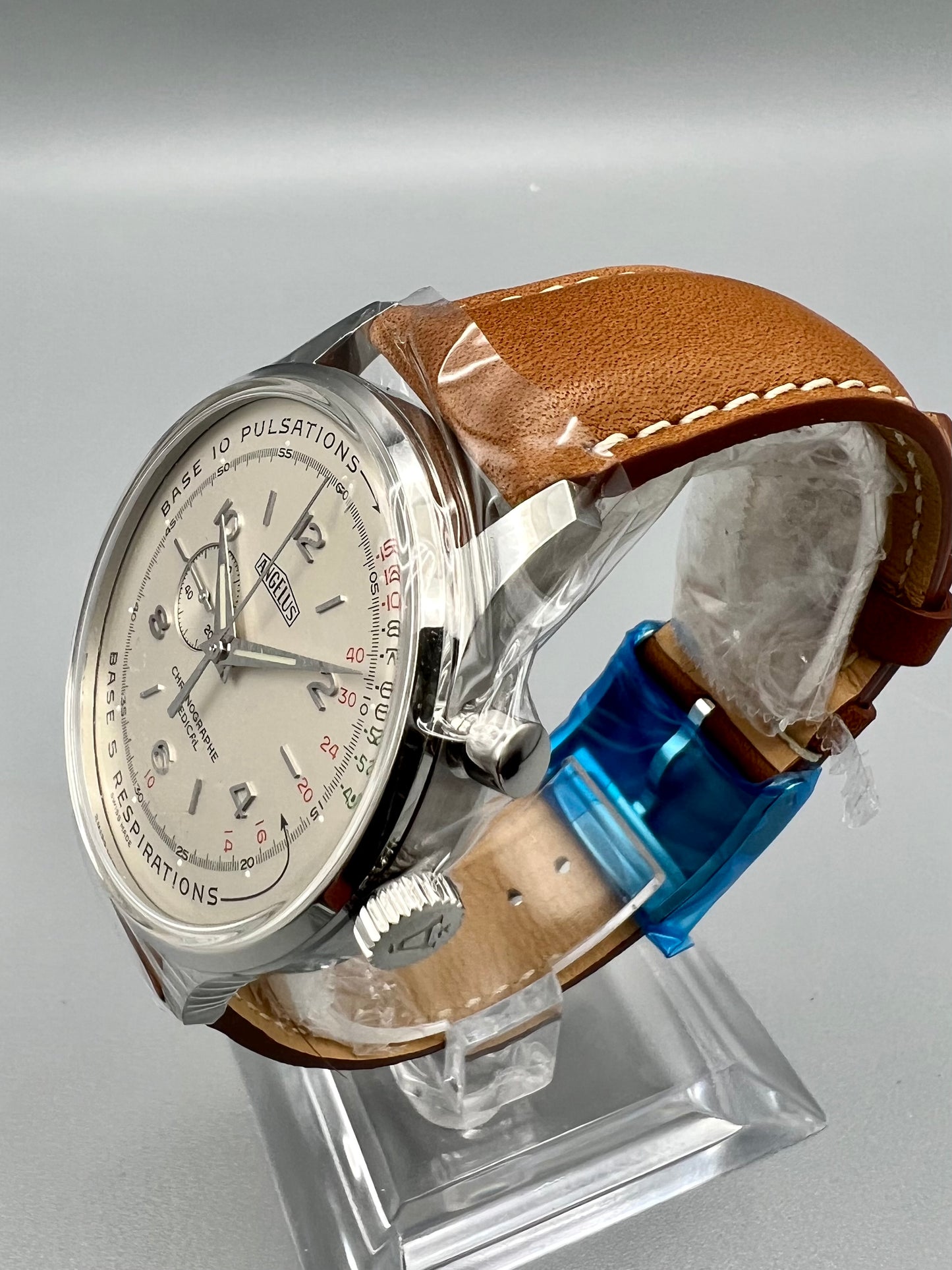 Angelus Chronographe x Massena LAB, Doctor’s Watch, Limited Edition of 99, New, Unused, Full Set, 2023