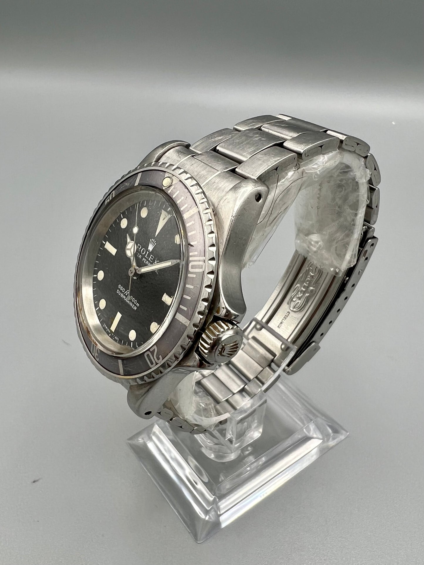 Rolex Ref 5513 Submariner COMEX, RARE early model, with helium escape valve, ghost bezel, 1971