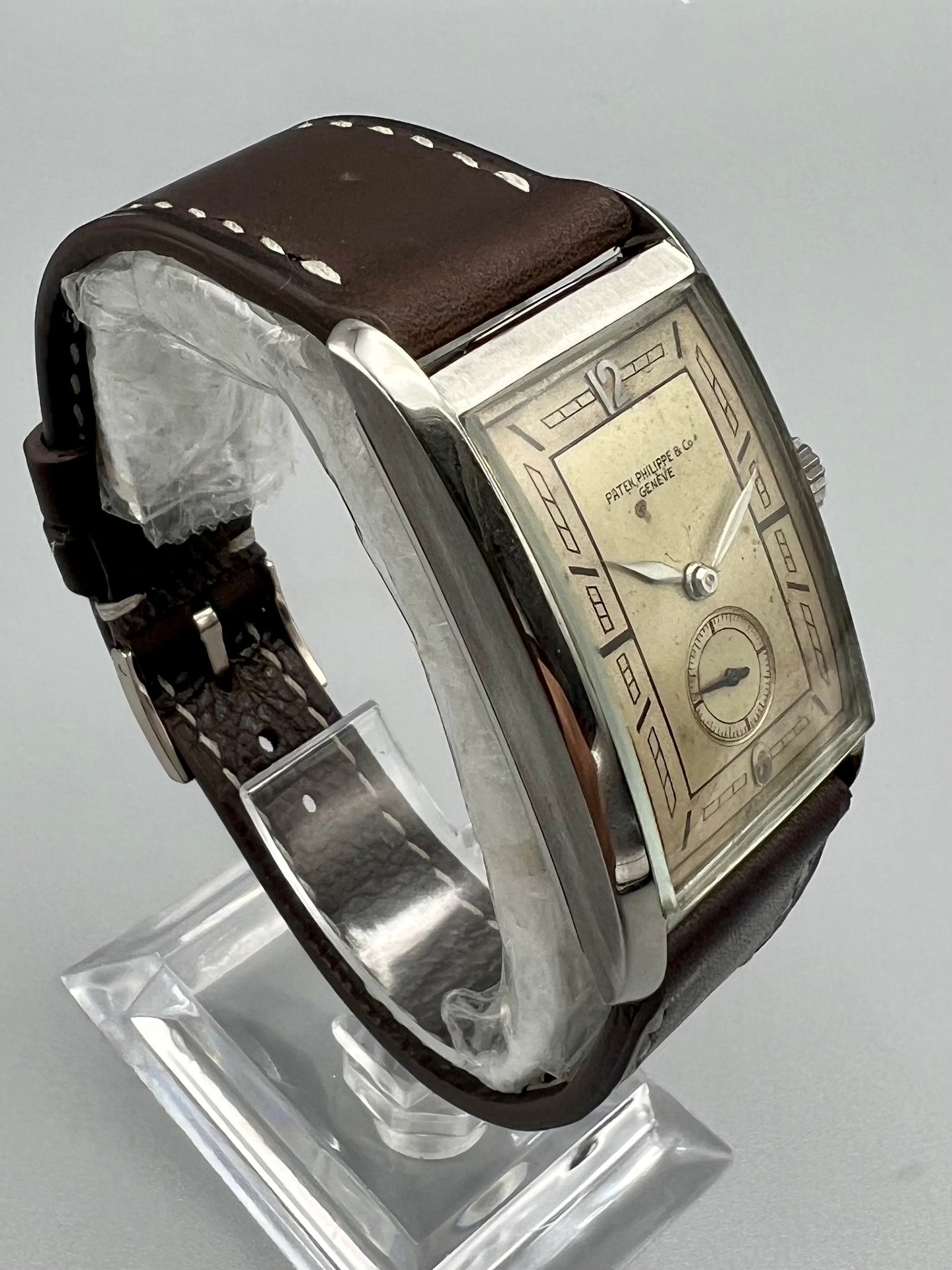 Patek Philippe Ref 450 Stainless Steel, Rare, Early Wristwatch, All Original, 1927