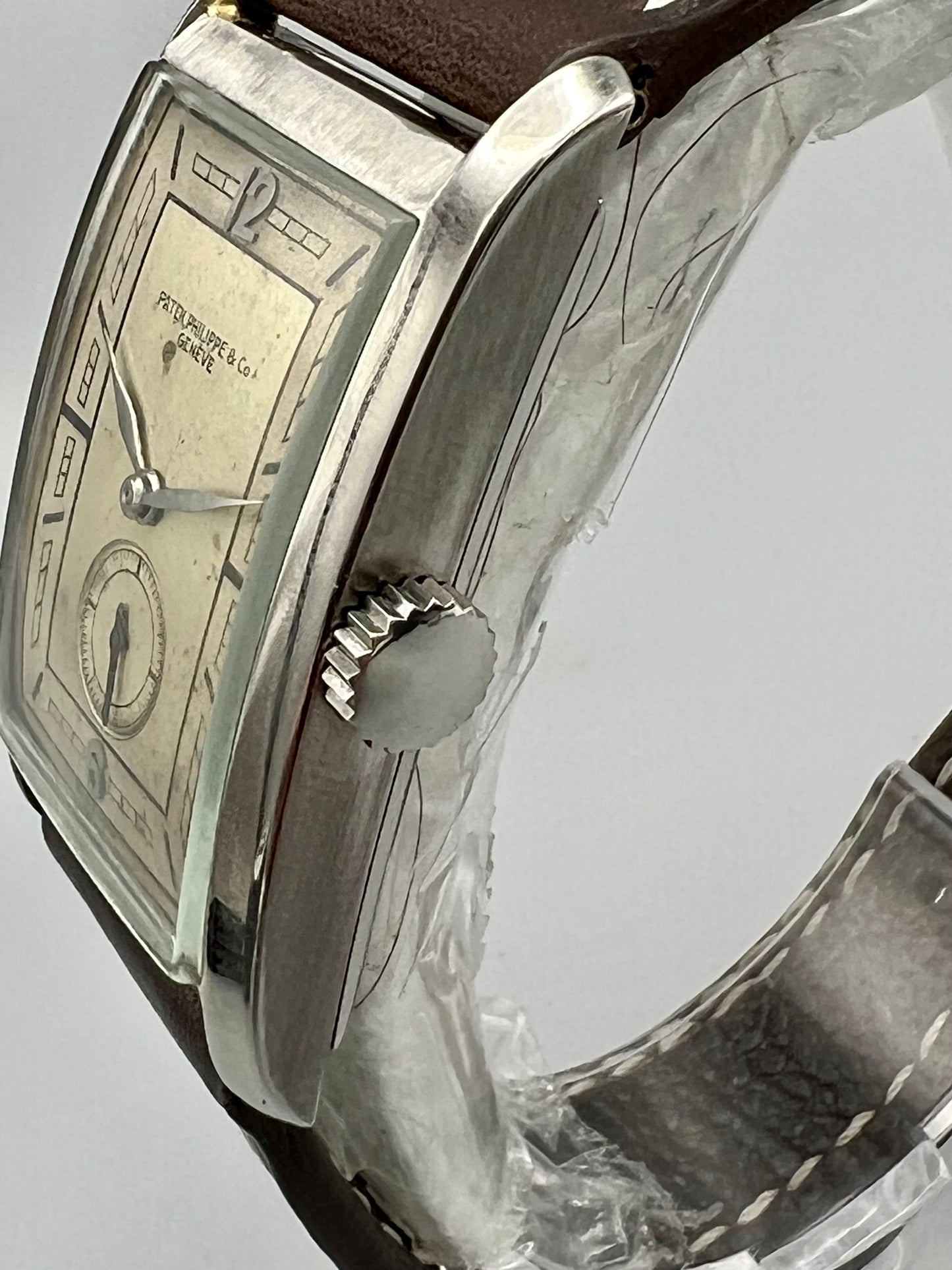 Patek Philippe Ref 450 Stainless Steel, Rare, Early Wristwatch, All Original, 1927