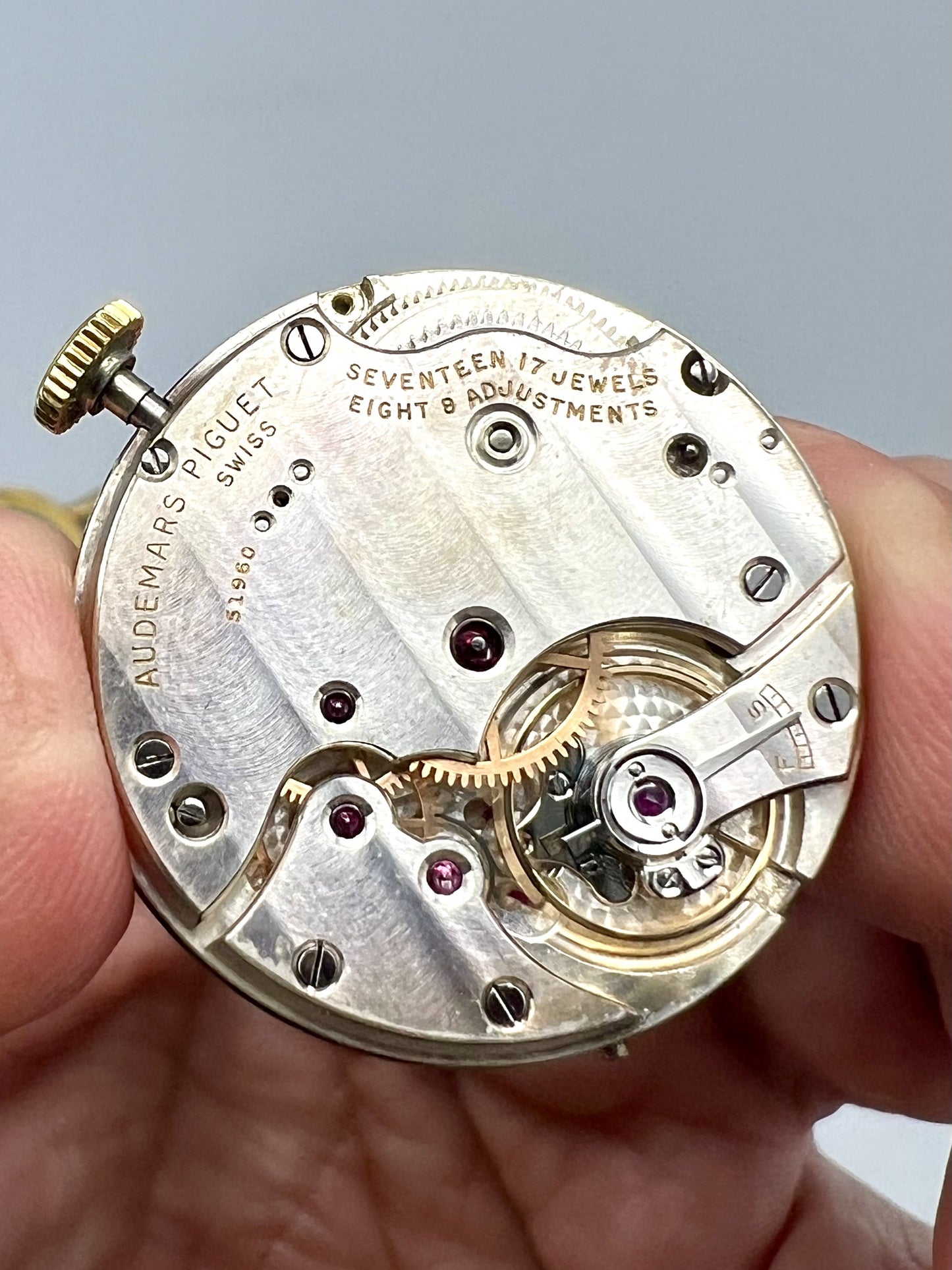 Audemars Piguet Extremely Rare and Very Special Manual Wind Cal. VZSS, Serial Number 51960, Early 1940s