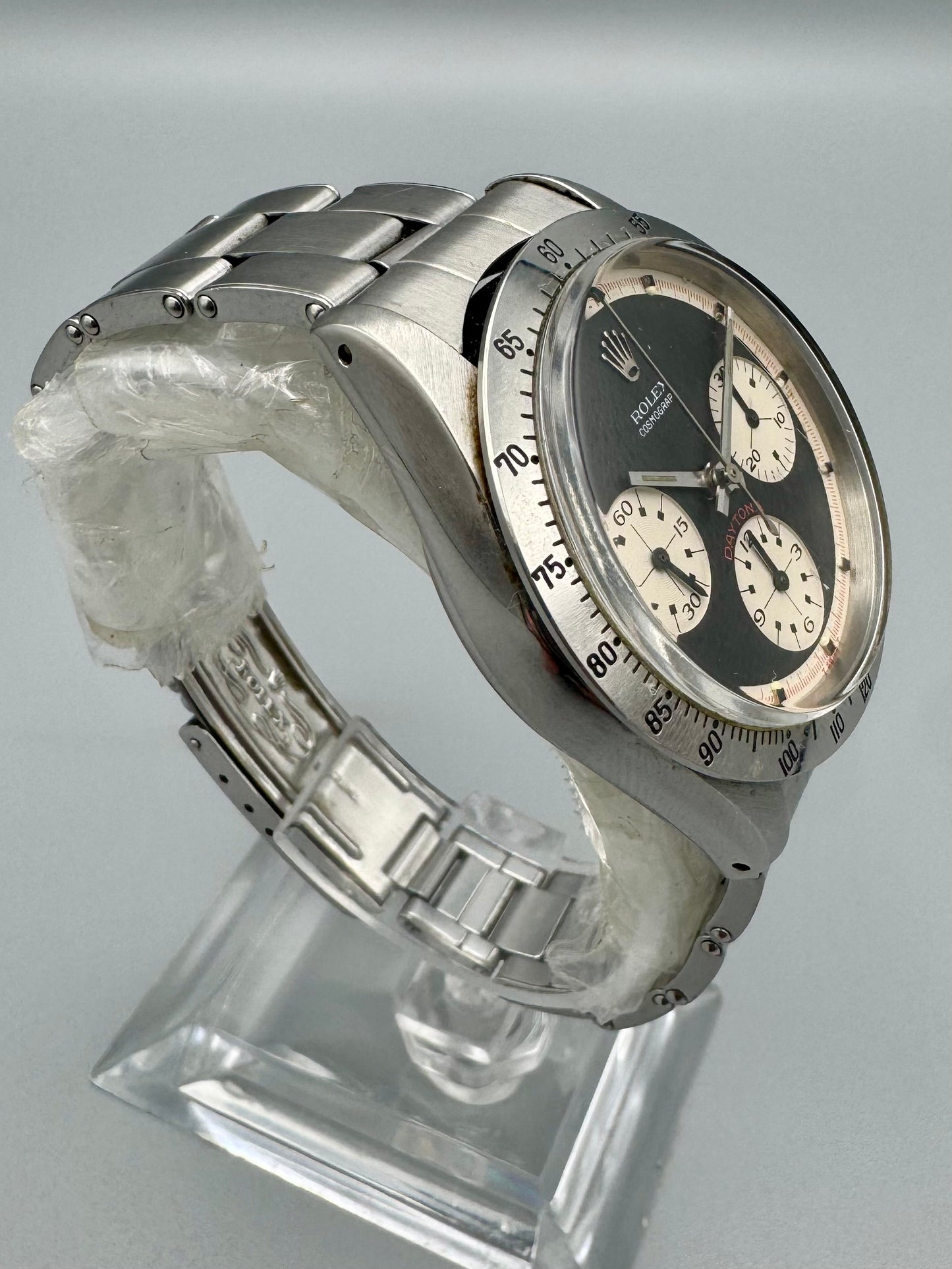 Rolex 6239 Paul Newman Reverse Panda Warranty Papers and Box 1971