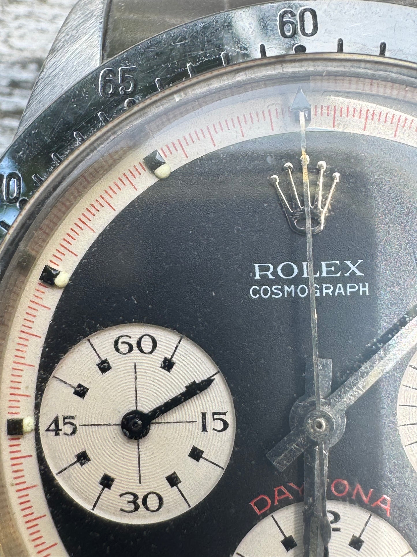 Rolex 6239 Paul Newman Reverse Panda Warranty Papers and Box 1971